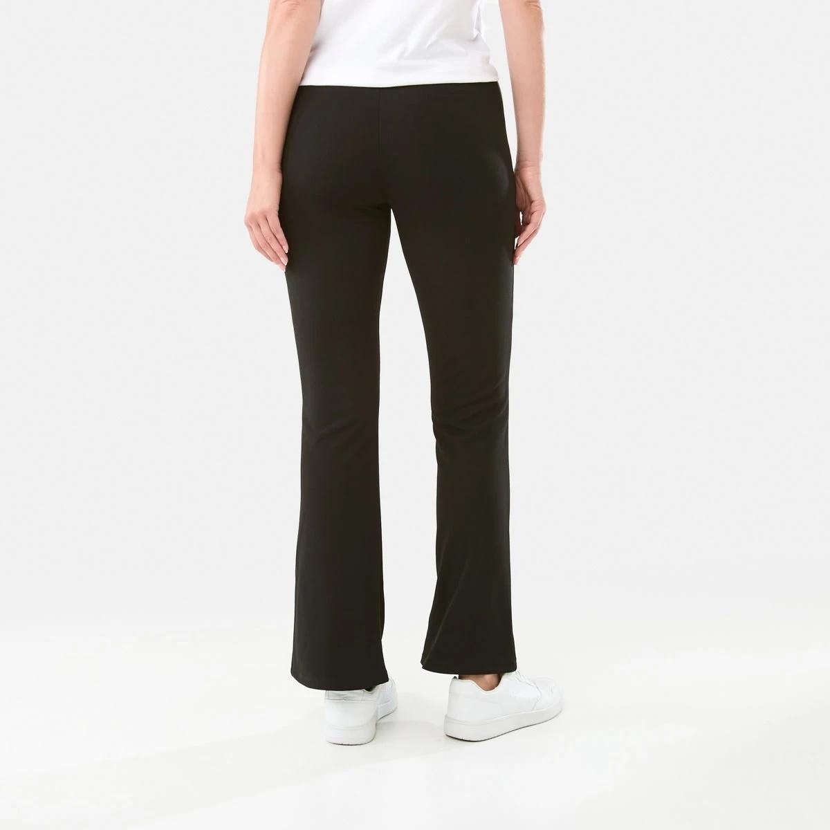 3 Flared Pull-on Pants Black, 3 of 5