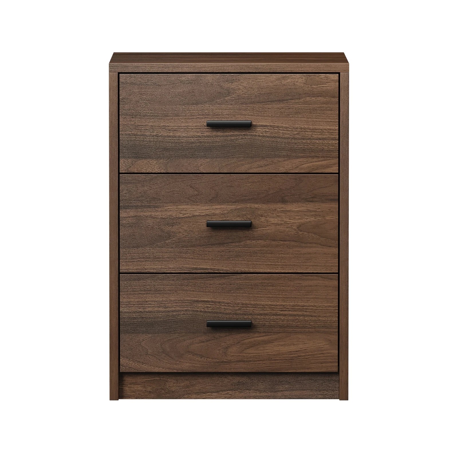 7 Oikiture 2x Bedside Table 3 Drawers Nightstand Bedroom Storage Side End - Brown, 7 of 9