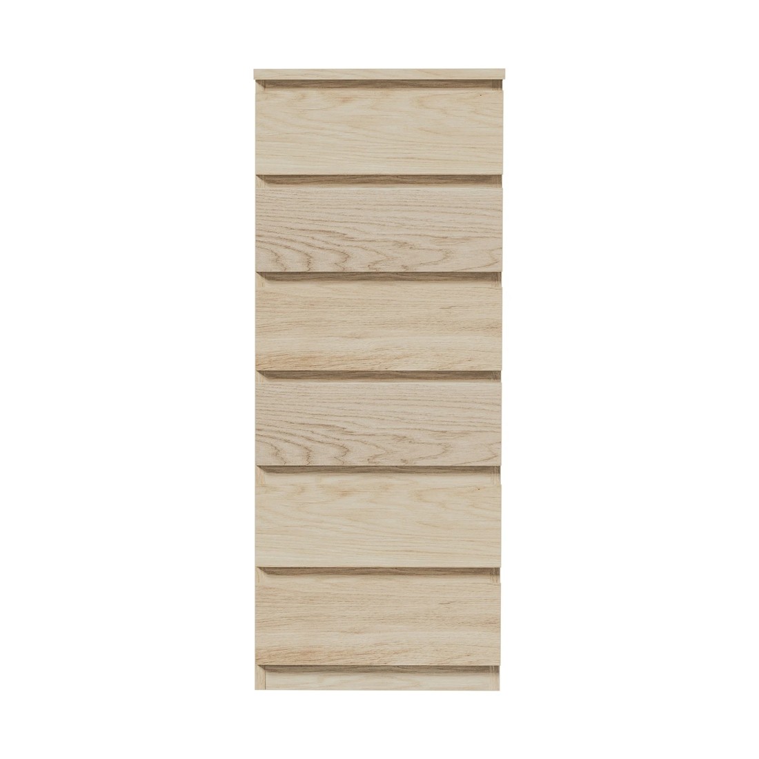 6 Oikiture 6 Chest Of Drawers Tallboy Dresser Table Storage Cabinet
 - Natural, 6 of 10