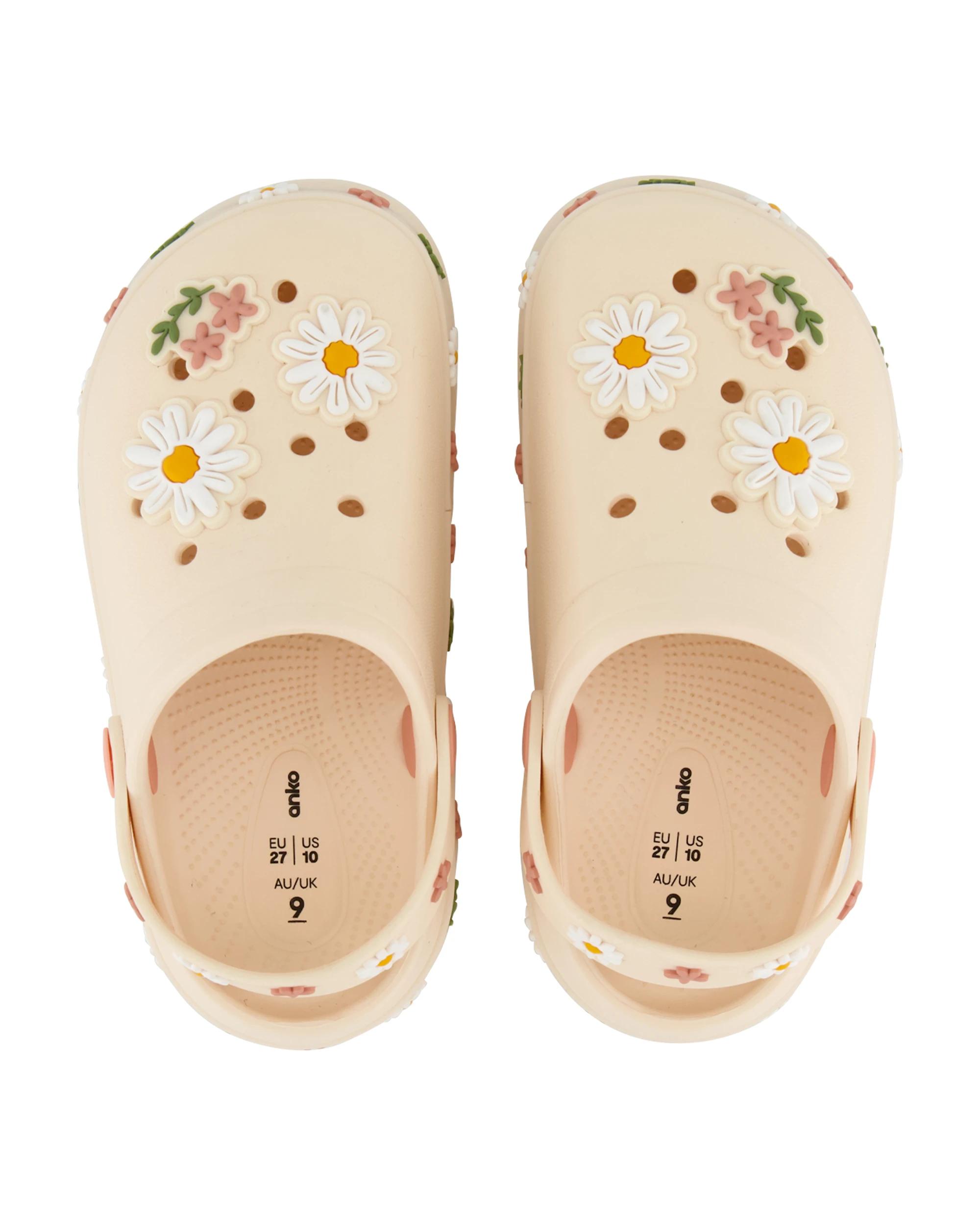 4 Junior Light Up Clogs Flowers, 4 of 6