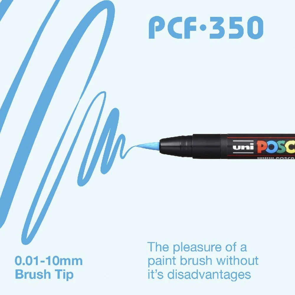 7 POSCA PCF 350 Paint Marker Black, 7 of 8