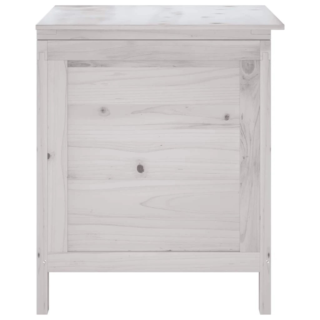 5 vidaXL garden storage box Ample Storage - White, 5 of 9