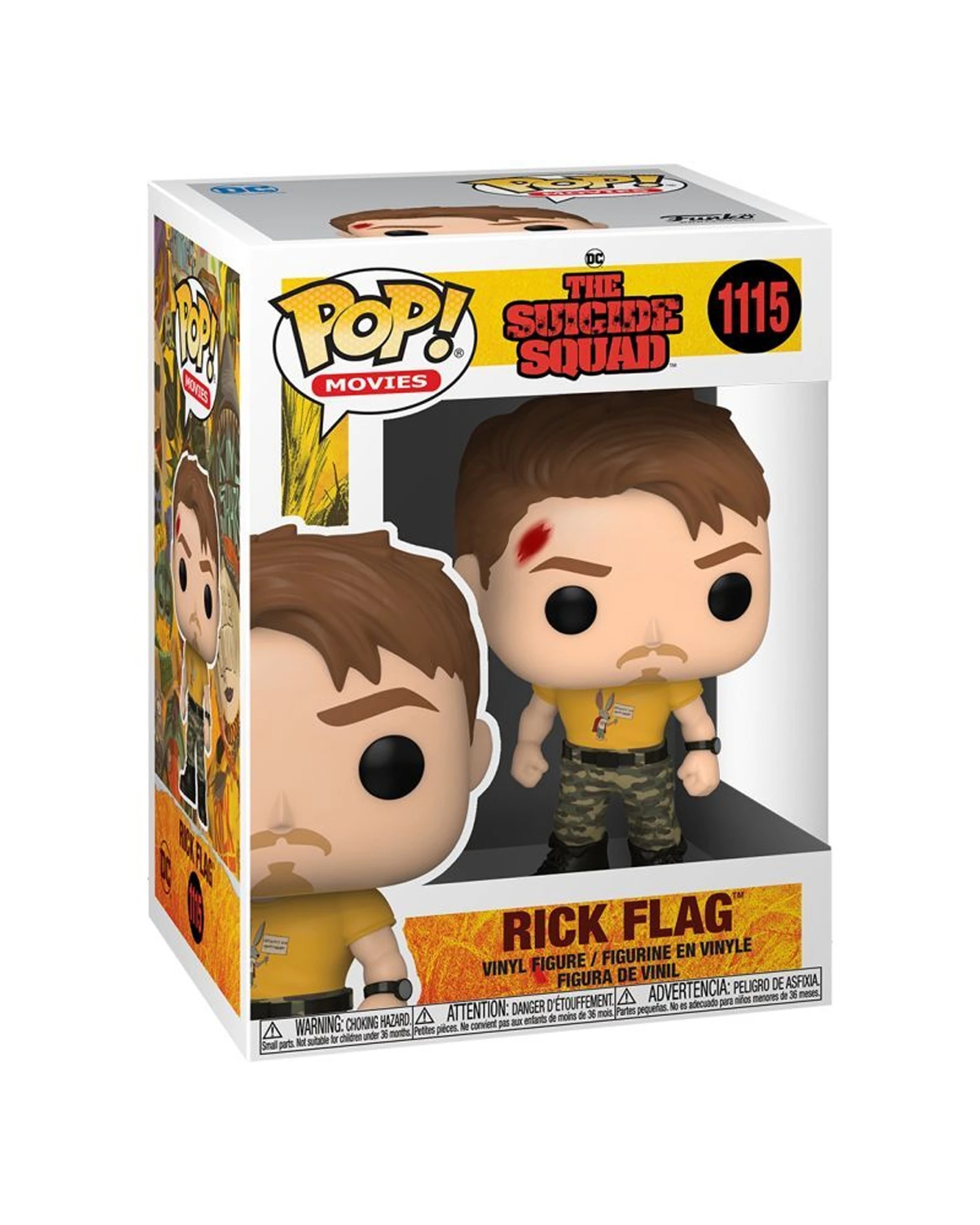 2 Pop Vinyl Figurine The Task Force X Squad - Rick Flag Collectible 10cm Vinyl. - Multi, 2 of 3
