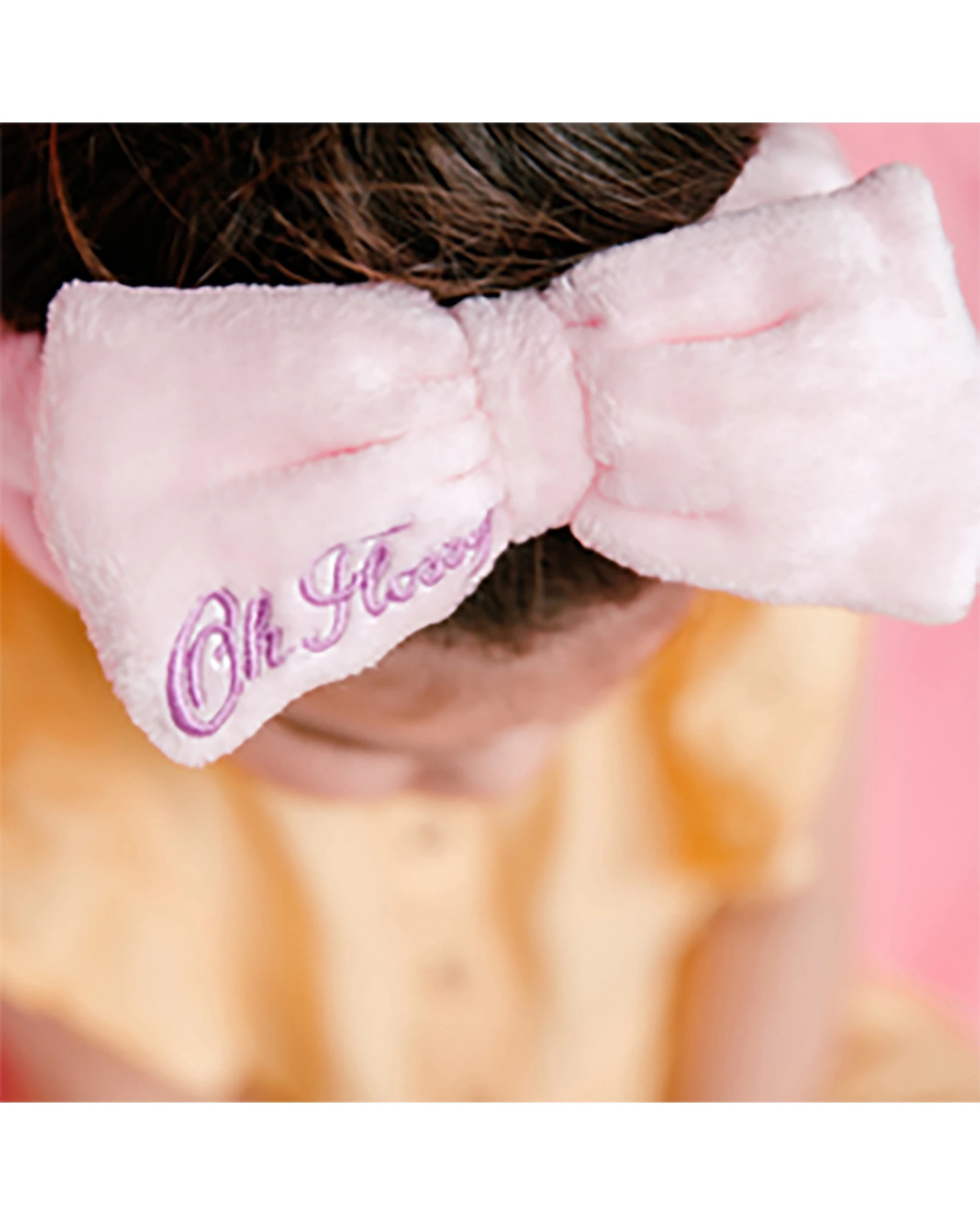 5 Oh Flossy Fluffy Makeup Cosmetic Headband Hairband 2PK - Pink, 5 of 8