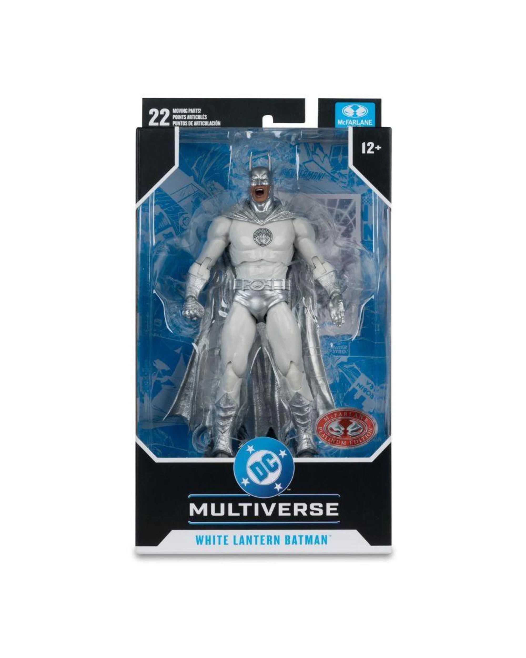 7 McFarlane DC Multiverse Brightest Day White Lantern Batman Platinum Edition 7 inch Action Figure, 7 of 9