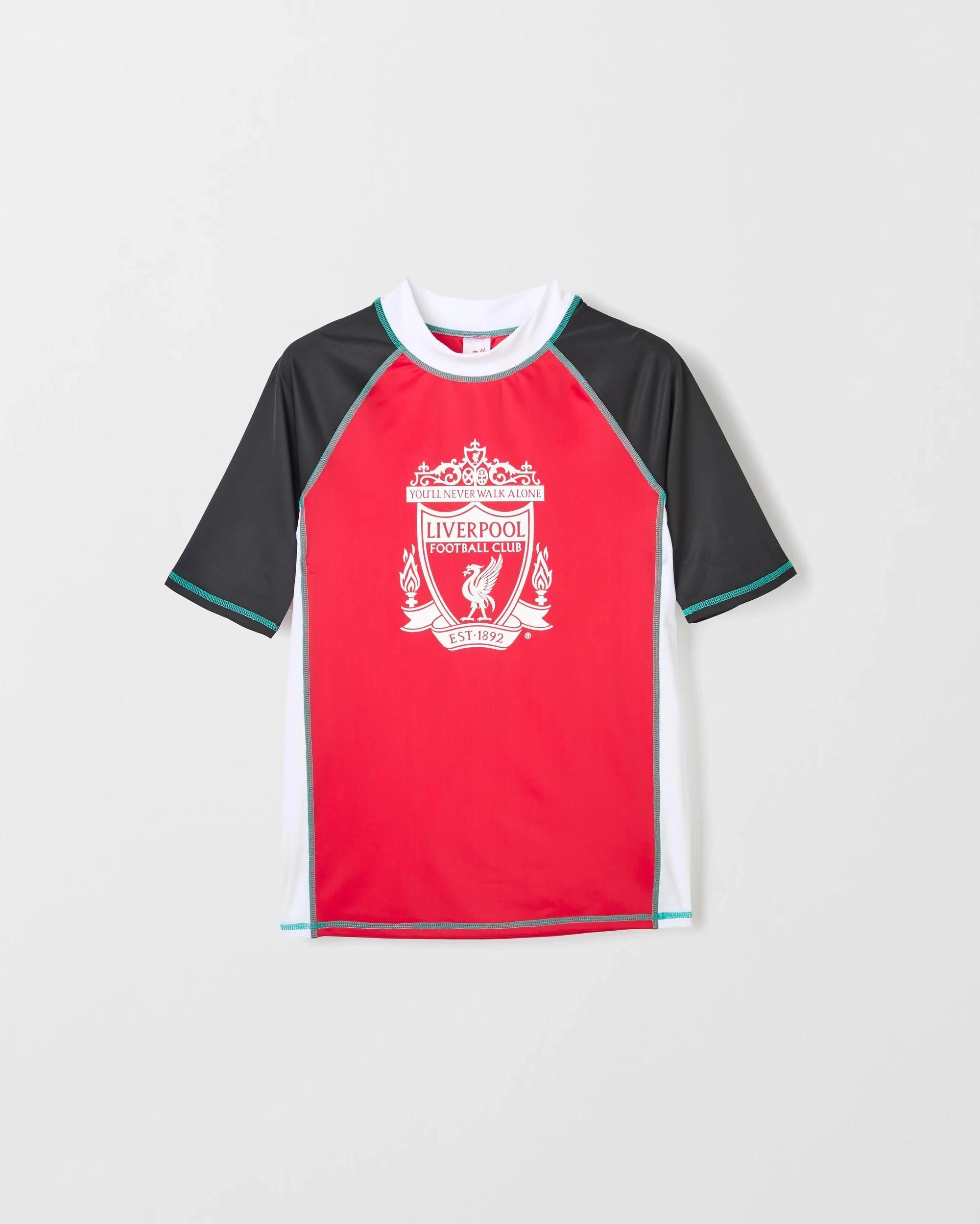 1 Target English Premier League  Short Sleeve Swim Rashie LIVERPOOL, 1 of 3