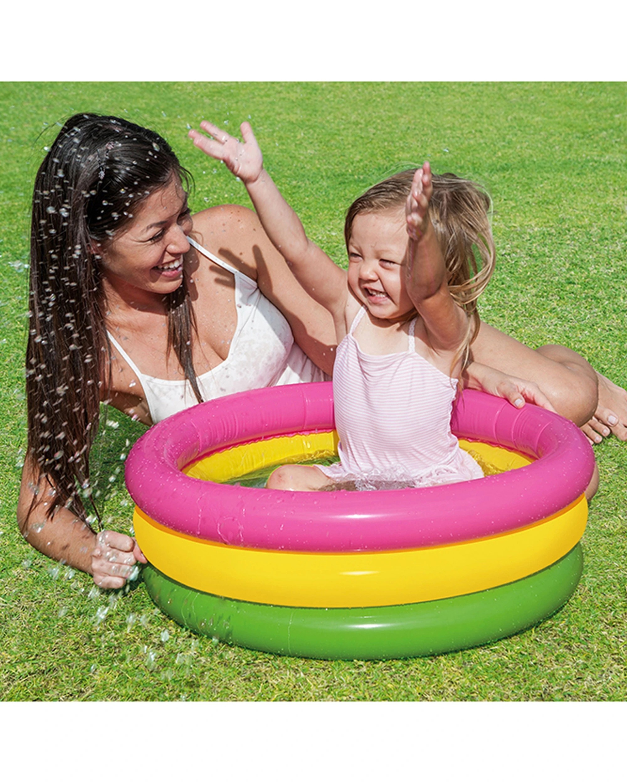 3 Intex 2PK Sunset Glow Baby Pool 1-3Y - Multi, 3 of 3