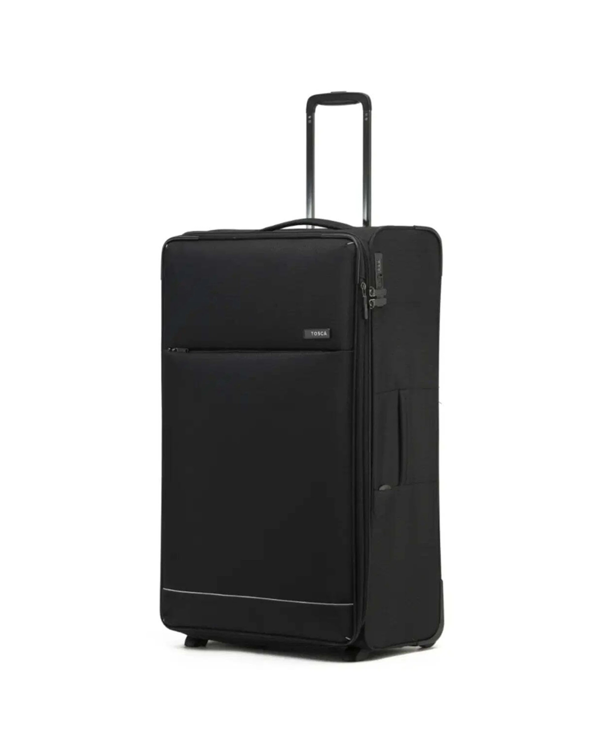 1 Tosca So Lite 79 cm 2-Wheel Suitcase Feather Light Deluxe Jacquard Expand - Black, 1 of 5