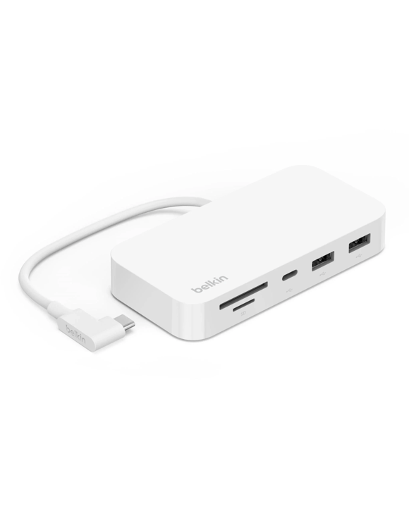 Belkin Connect USB-C 6-in-1 Multiport Hub w/ Mount - White