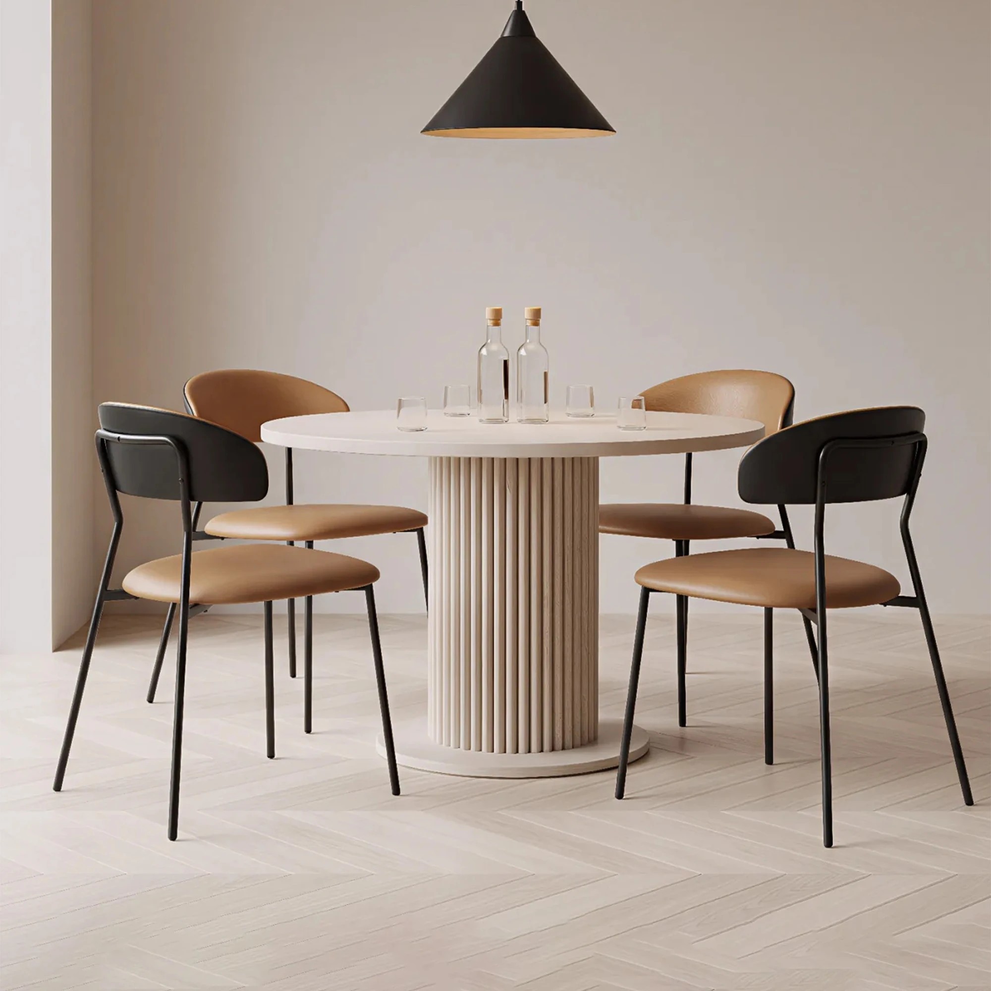 7 Levede 4x Dining Chairs PU Leather - Multi, 7 of 9