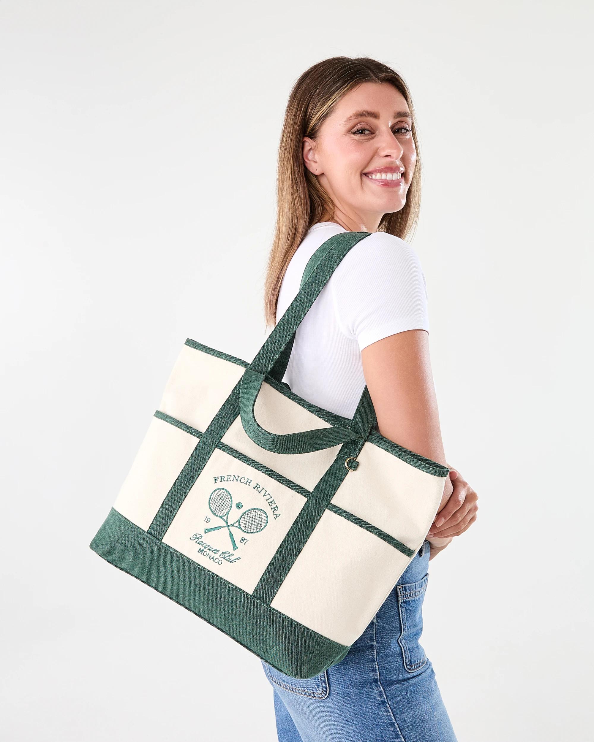 5 Canvas Tote Bag Racquetclb, 5 of 6