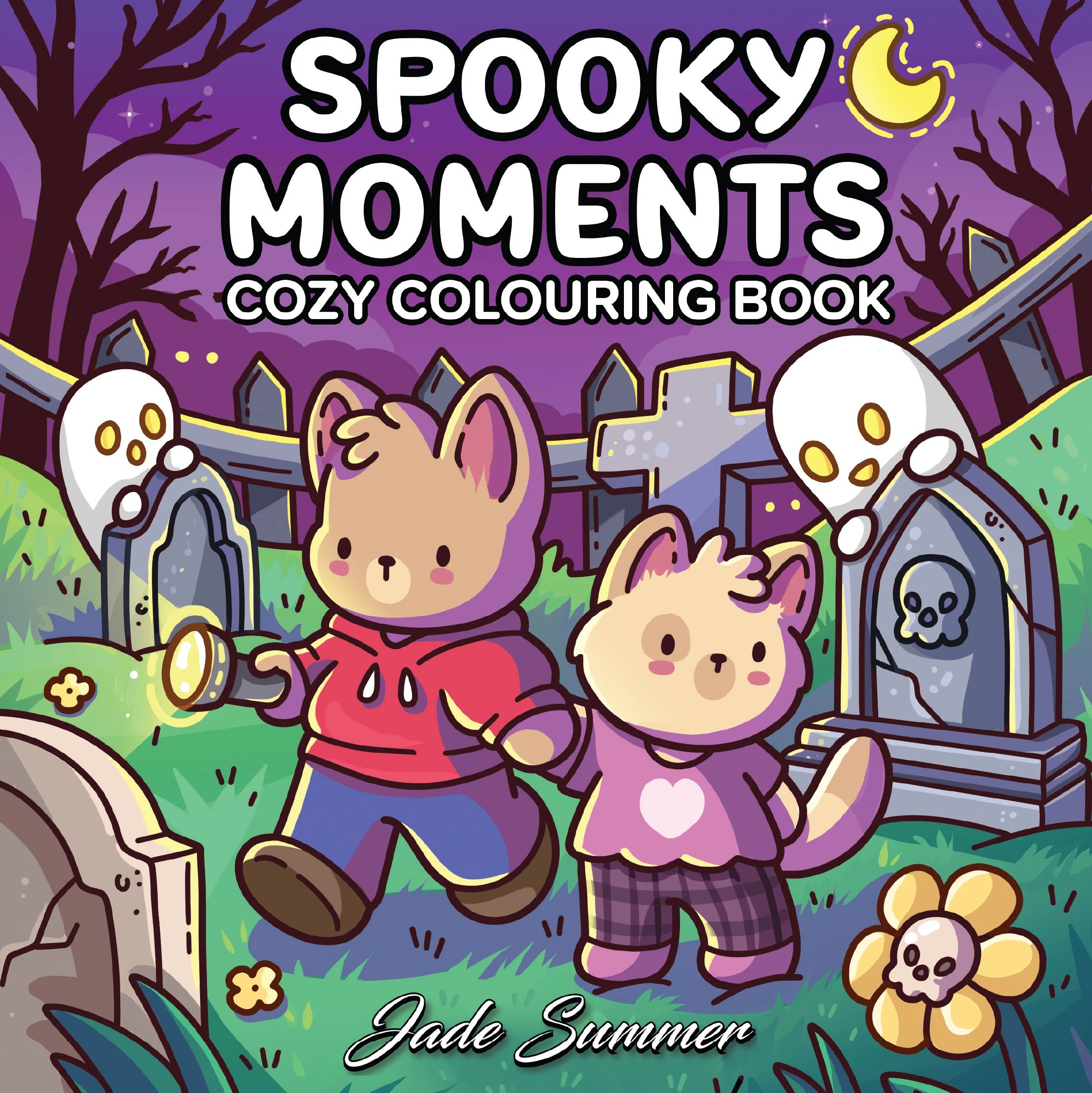 1 Spooky Moments: Cozy Colouring Book by Jade Summer - Book, 1 of 5