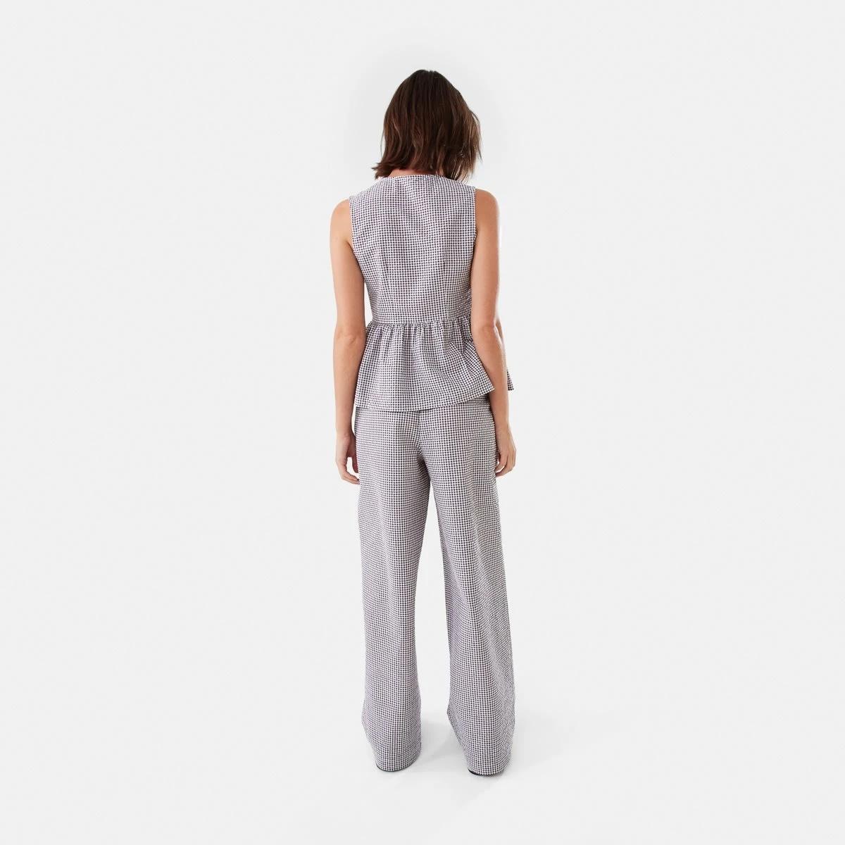 4 Seersucker Pants Brwn Ging, 4 of 6
