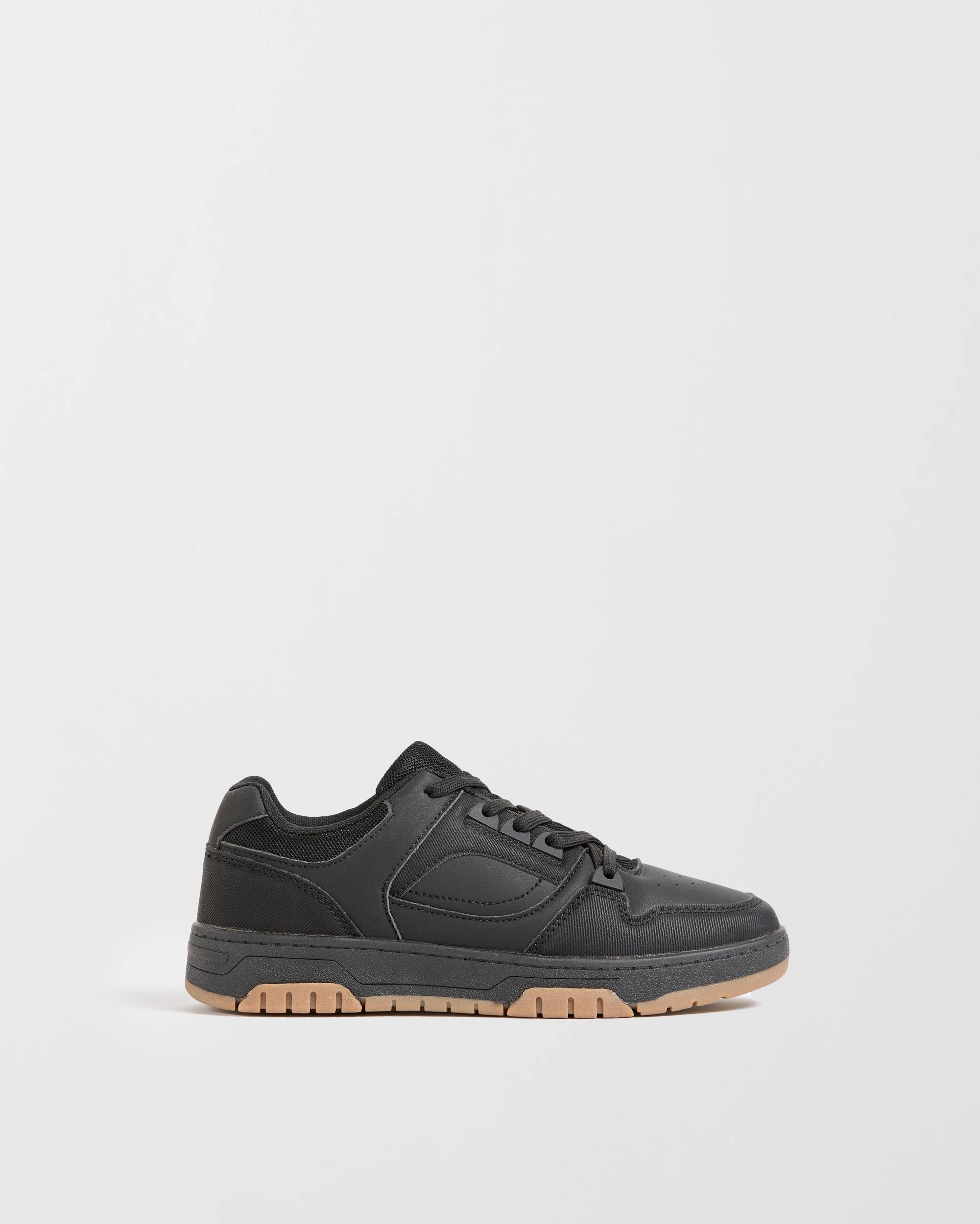 1 Target Boys Senior Skate Lace Up Sneaker BLACK, 1 of 3