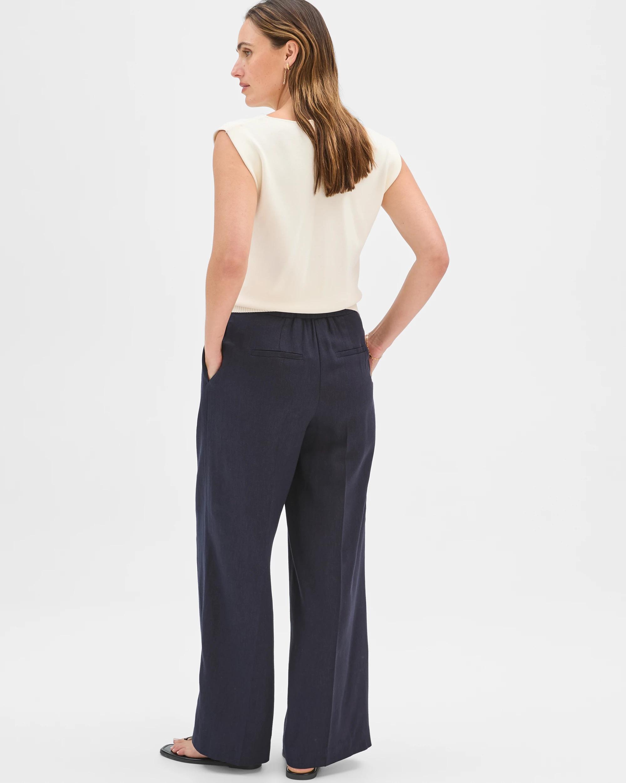 7 Preview Tailored Wide Leg Pants INK NAVY, 7 of 7