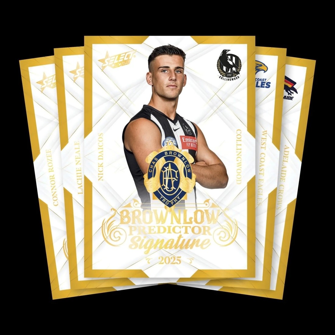 2 2025 Select AFL Footy Stars Official AFL Collector Cards, 2 of 5