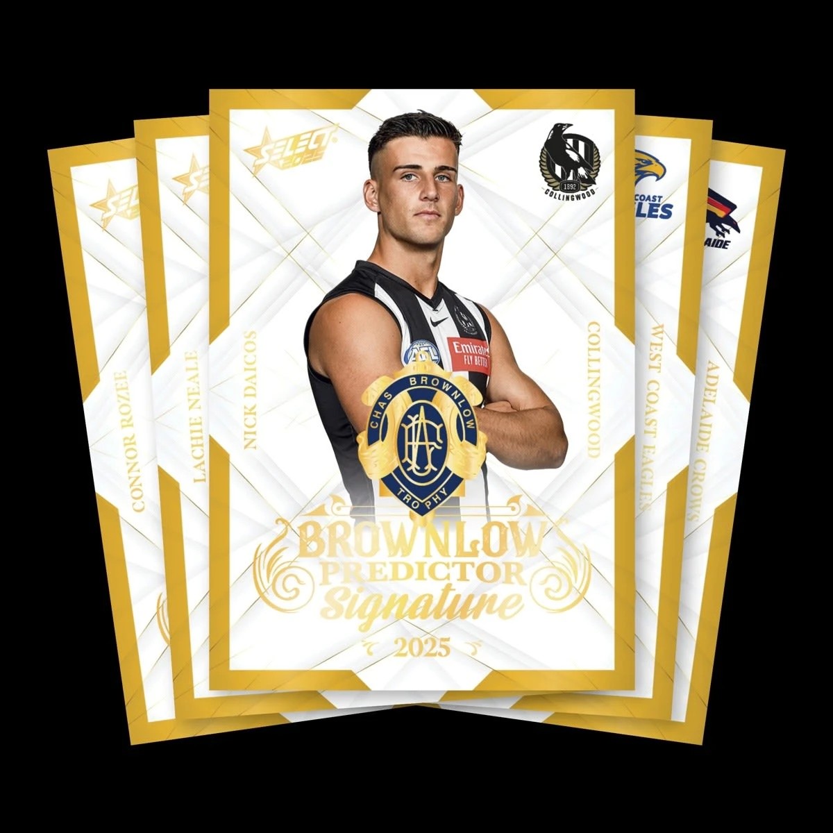 2 2025 Select AFL Footy Stars Official AFL Collector Cards, 2 of 5