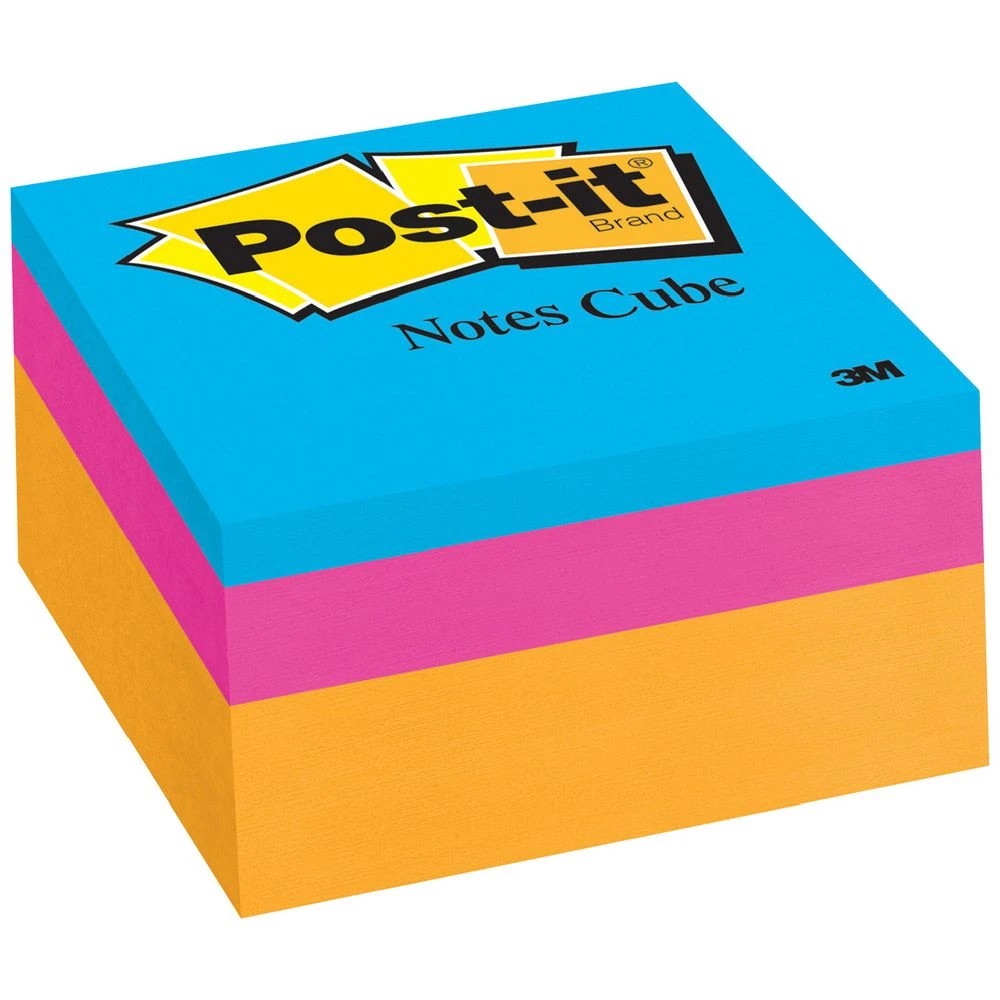 1 Post-it Notes Cube 76 x 76mm Orange Wave, 1 of 3