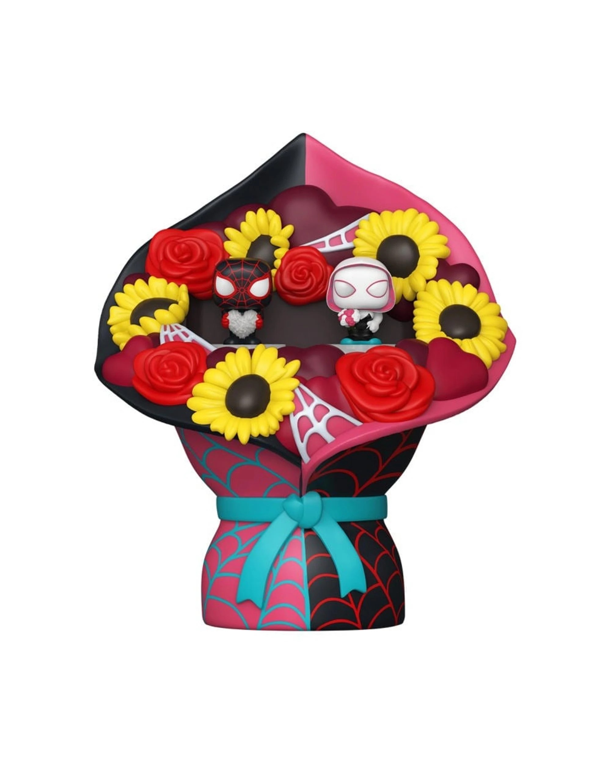 2 Marvel Spider-Man Miles Morales and Ghost Spider Valentines Bitty POP! Bouquet Funko POP! Vinyl, 2 of 7