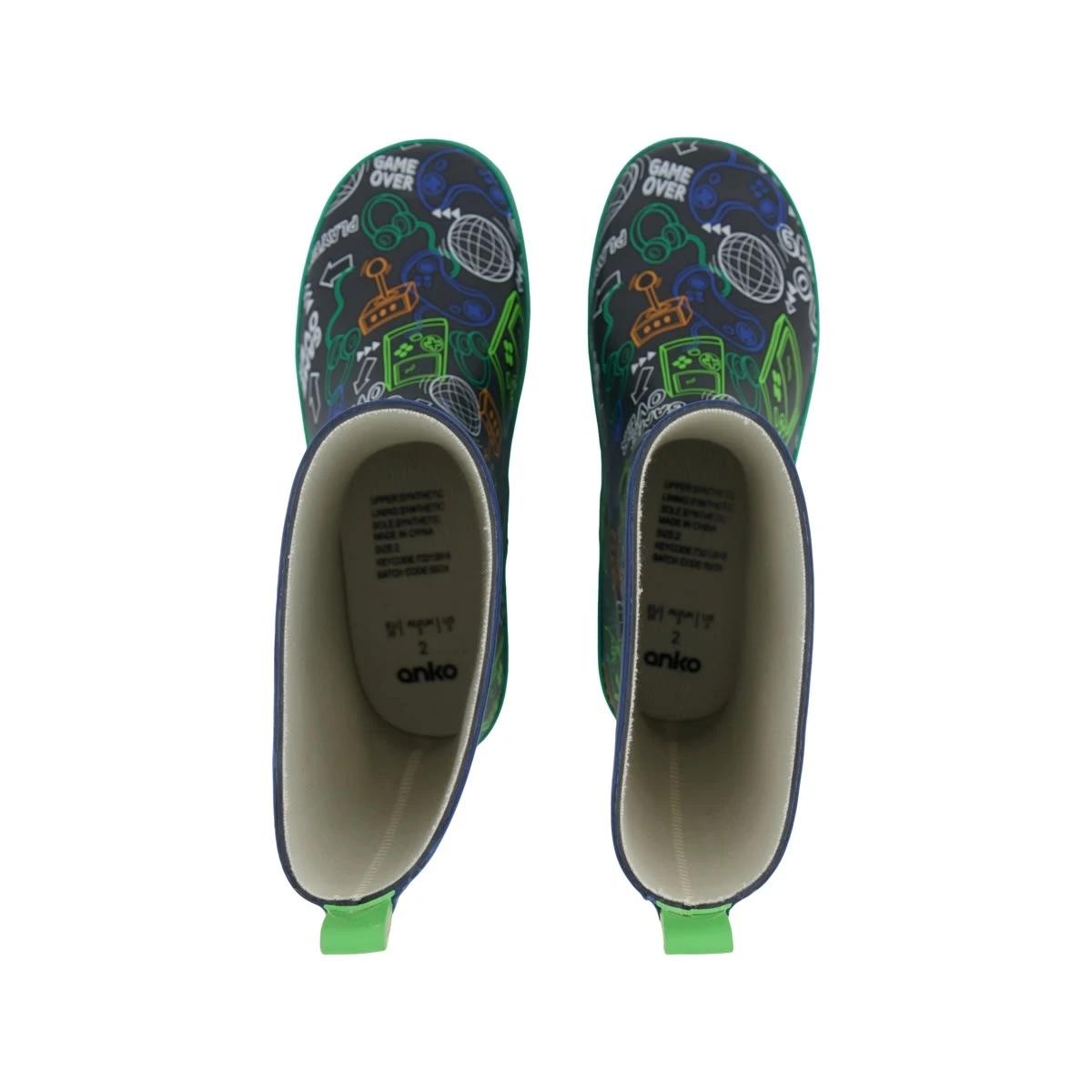 3 Senior All Over Print Rainboots Game Multi, 3 of 4