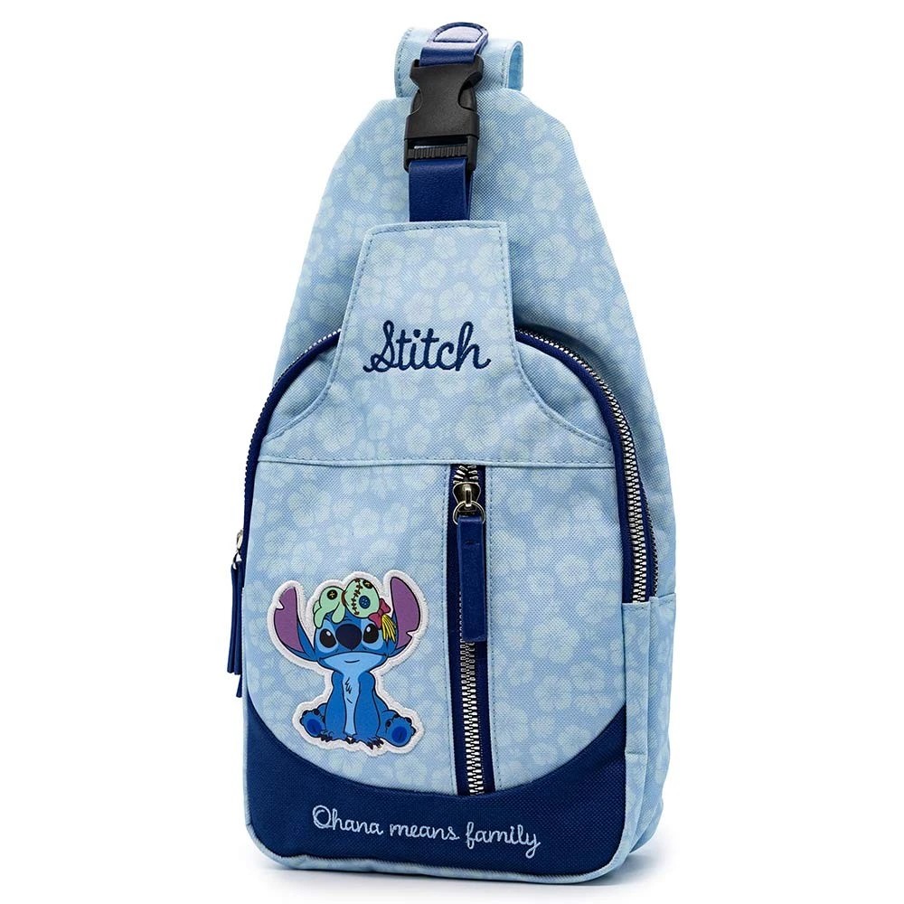 1 Disney - Lilo & Stitch - Stitch Ohana Sling Bag - Blue, 1 of 2