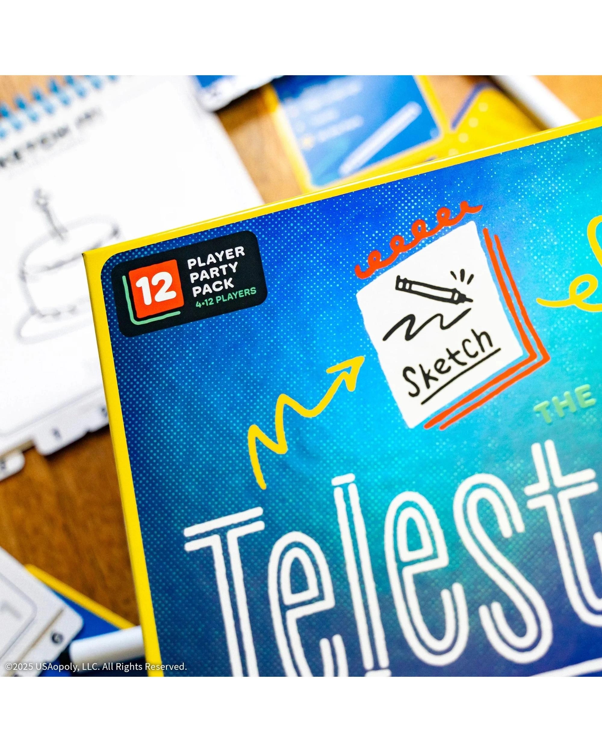 4 Telestrations 12 Player Party Pack - 2nd Edition -  Board Game, 4 of 10