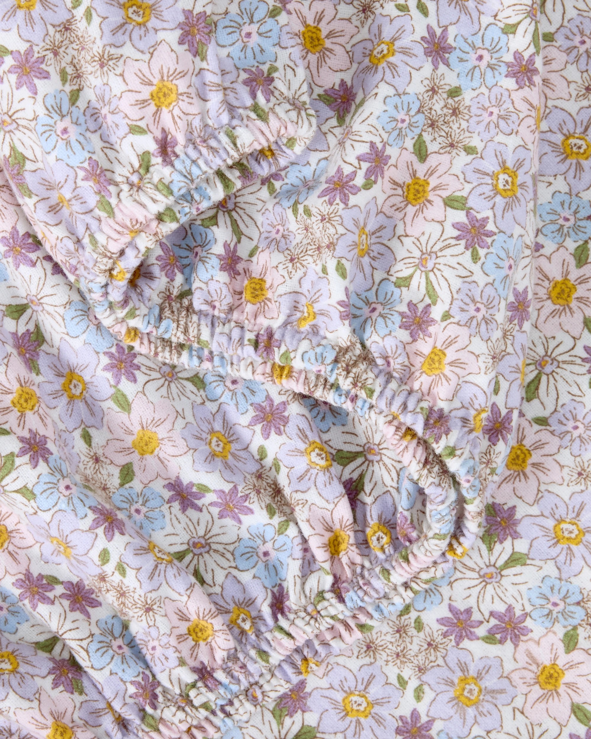 3 Floral Cotton Flannelette Sheet Set - Single Bed, 3 of 7