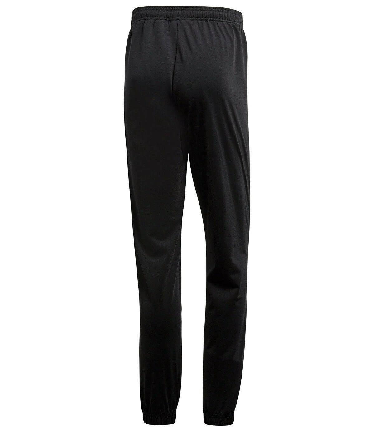 3 Adidas Mens Core Tracksuit Bottoms - Trackies Track Pants Black BLACK, 3 of 4