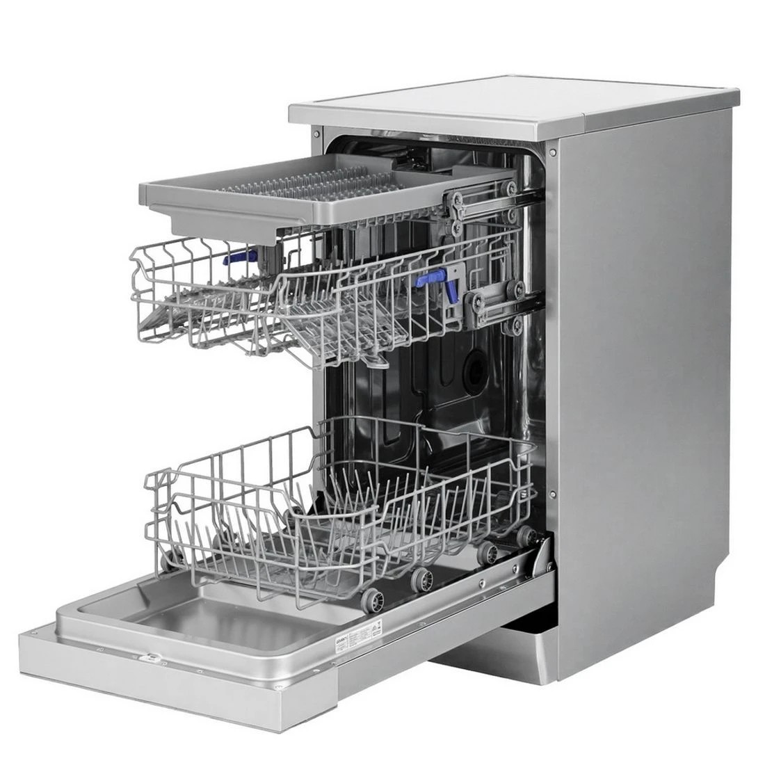 3 Devanti 10 Place Settings Freestanding Dishwasher - Silver, 3 of 7