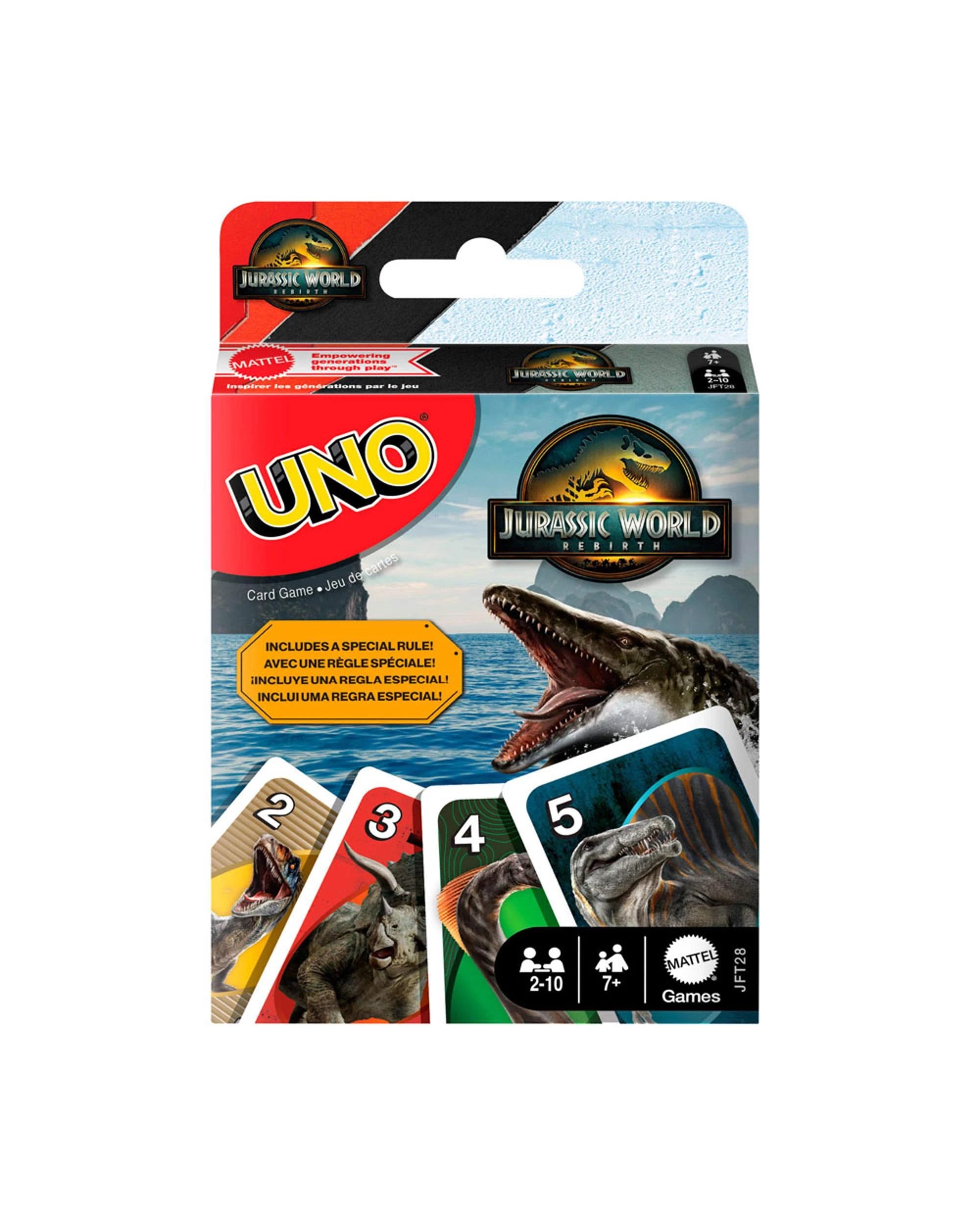 1 UNO Jurassic World Rebirth Card Game, 1 of 5