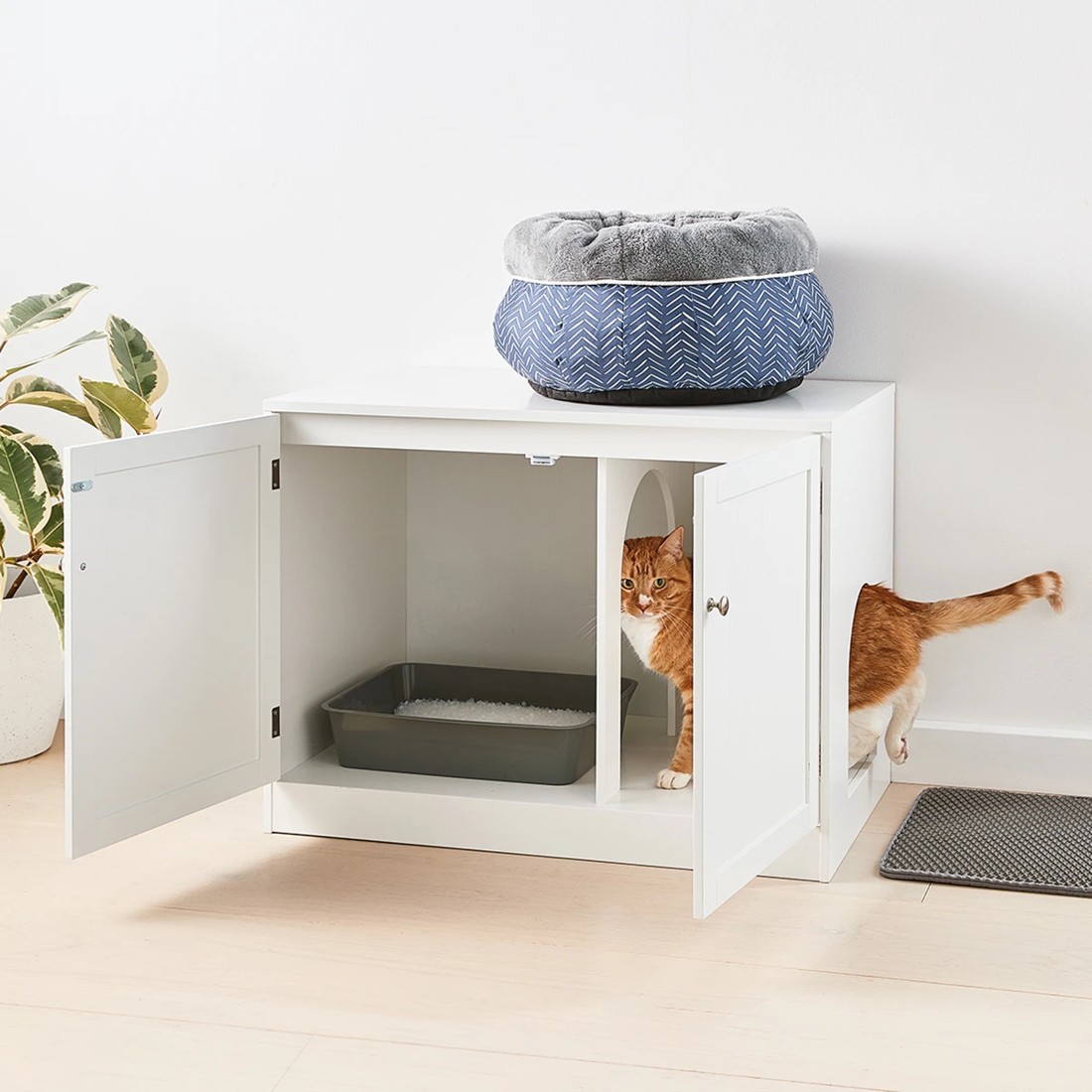 5 Cat Litter Box Cabinet, 5 of 10
