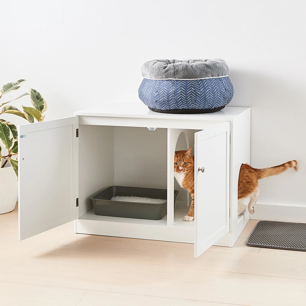 5 Cat Litter Box Cabinet, 5 of 10