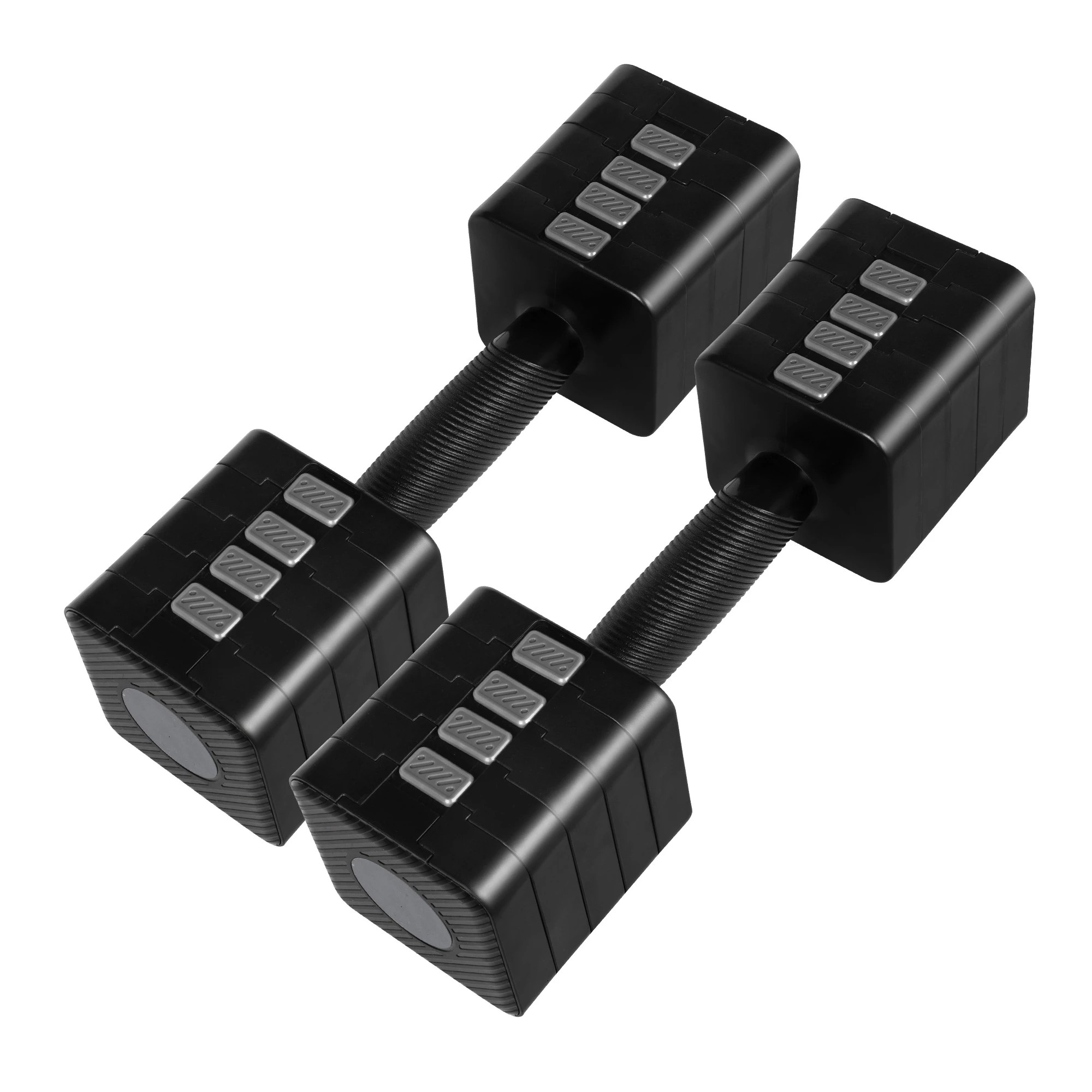 1 Centra A Pair 2.8kg-10kg Adjustable Dumbbells With Metal Weight Block Set, 1 of 7