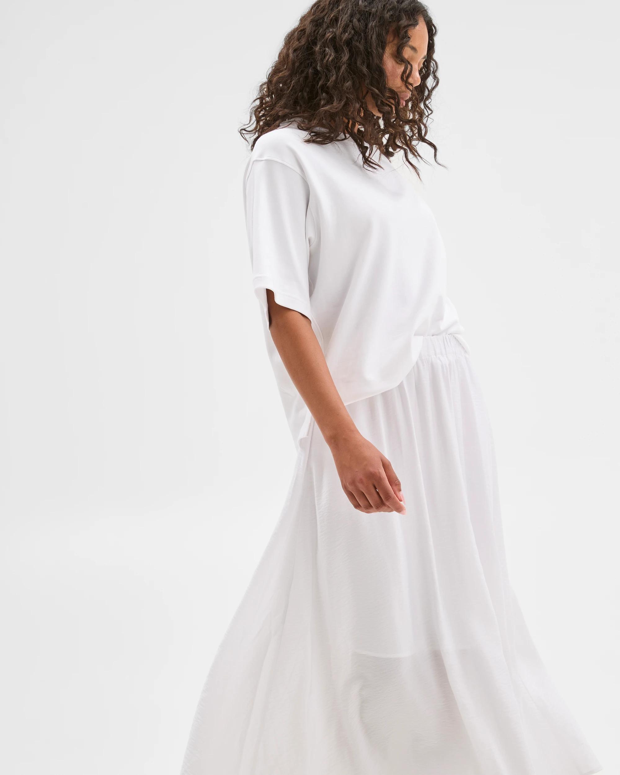 5 Target Pull On Maxi Skirt WHITE, 5 of 7