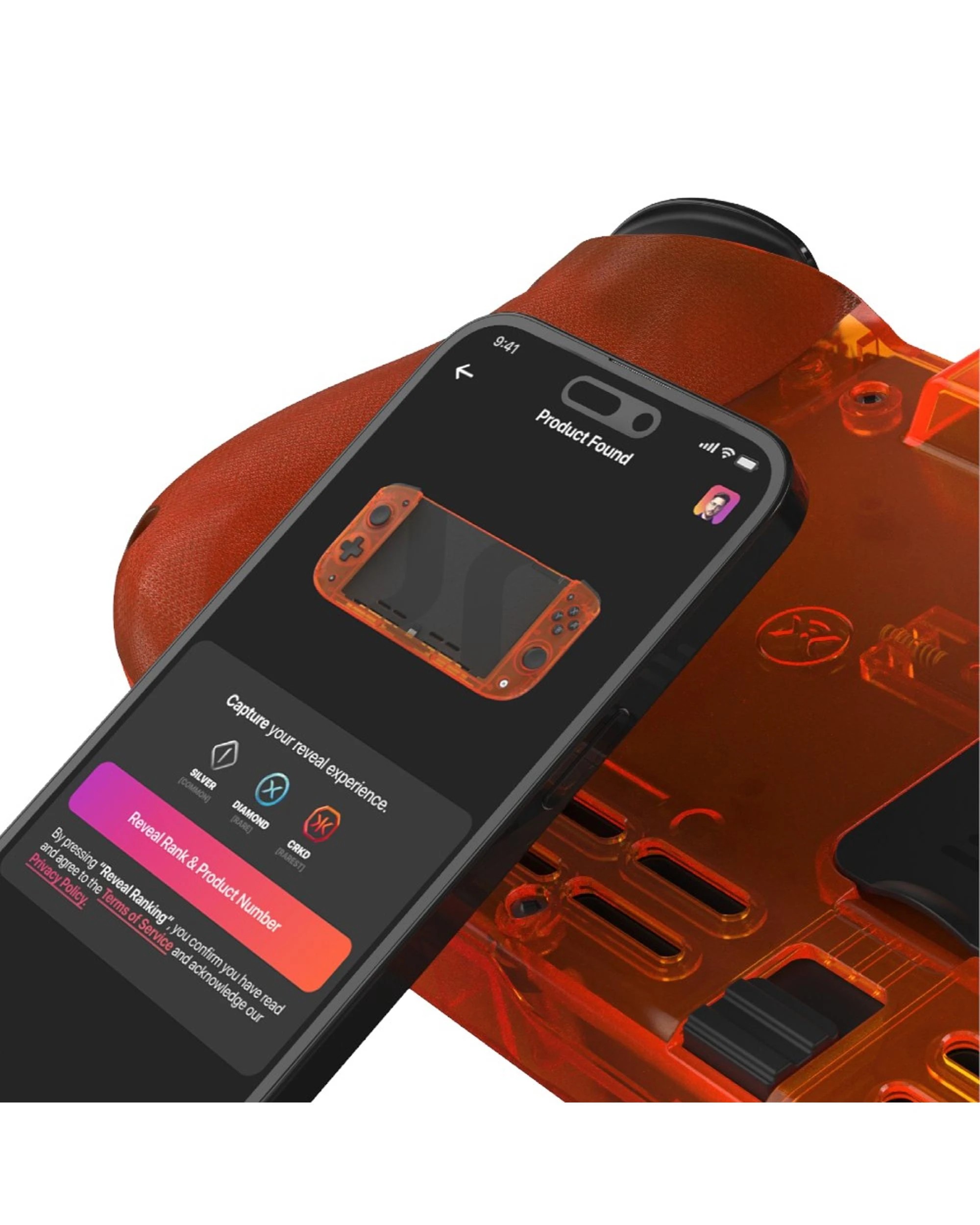 7 Nitro Deck for Nintendo Switch Crystal Edition - Orange Zest - Orange, 7 of 8