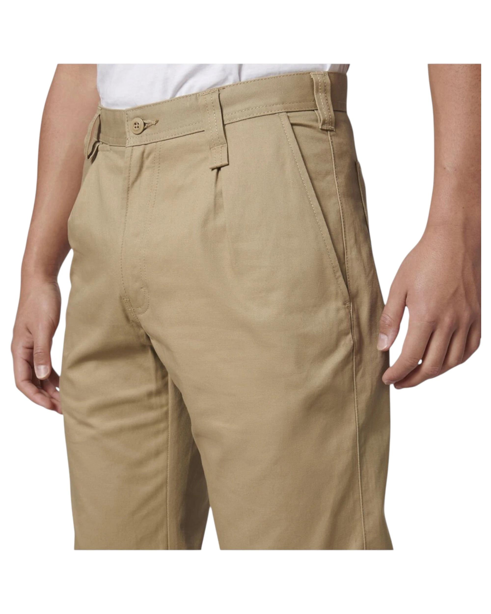 9 Hard Yakka 3 Pack Mens Drill Work Pant Cotton Pants KHAKI, 9 of 9