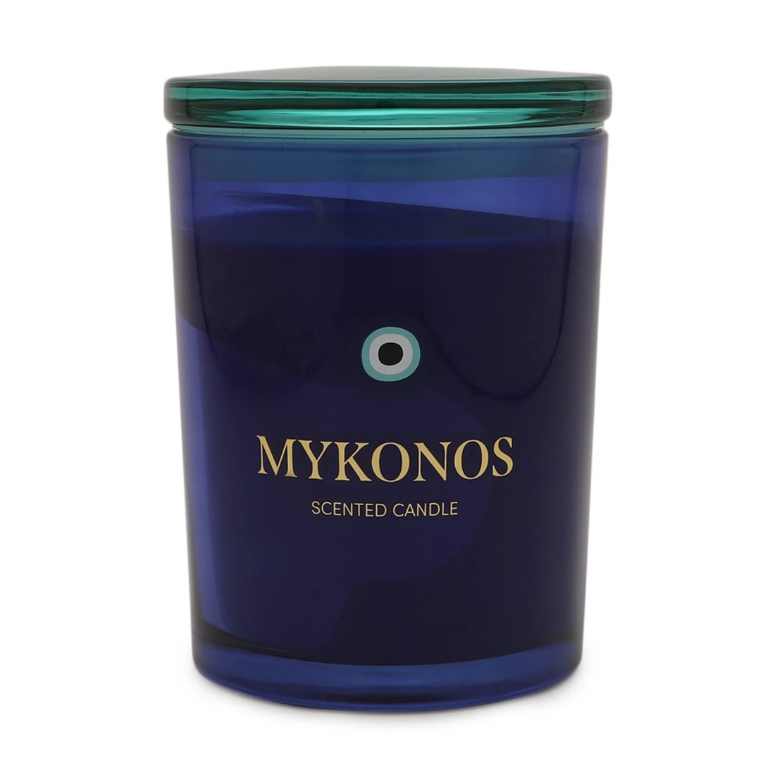1 Mykonos Glass Candle, 1 of 4