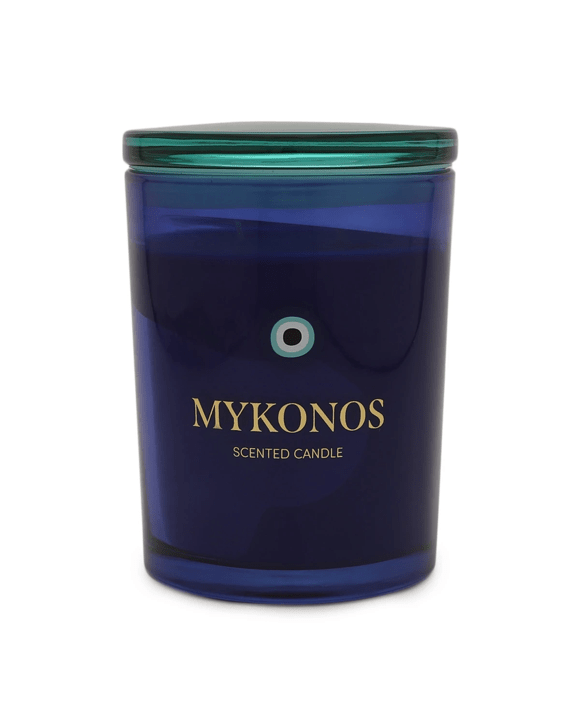 Mykonos Glass Candle