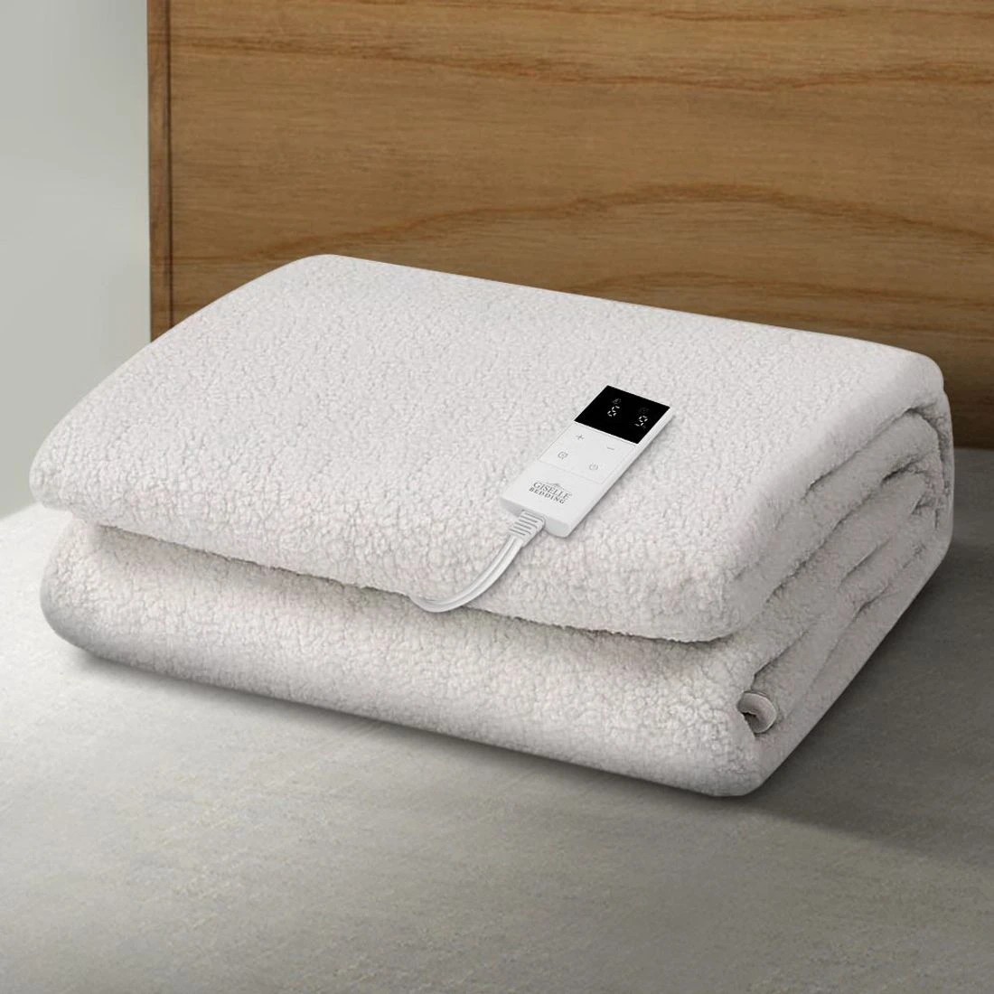 3 Giselle Electric Blanket Fleecy Underlay Single - White, 3 of 7