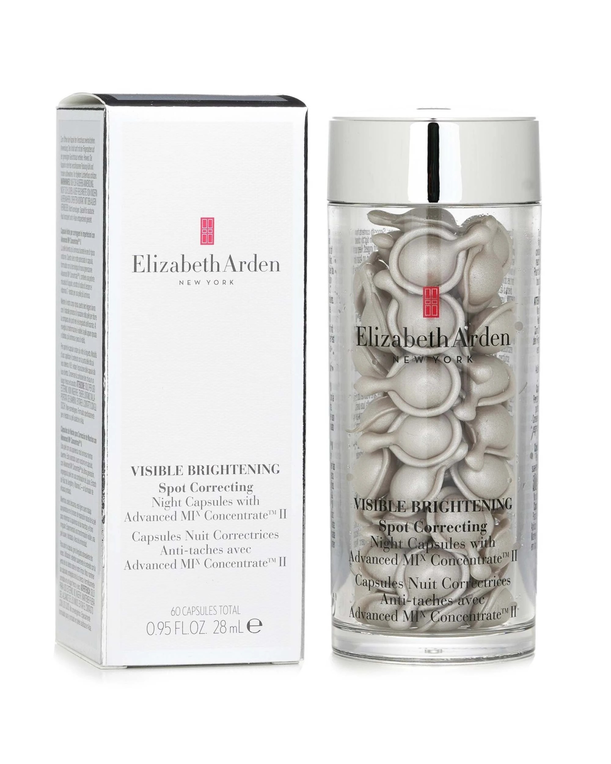 2 Elizabeth Arden Visible Brightening Spot Correcting Night Capsules 60 Caps, 2 of 3
