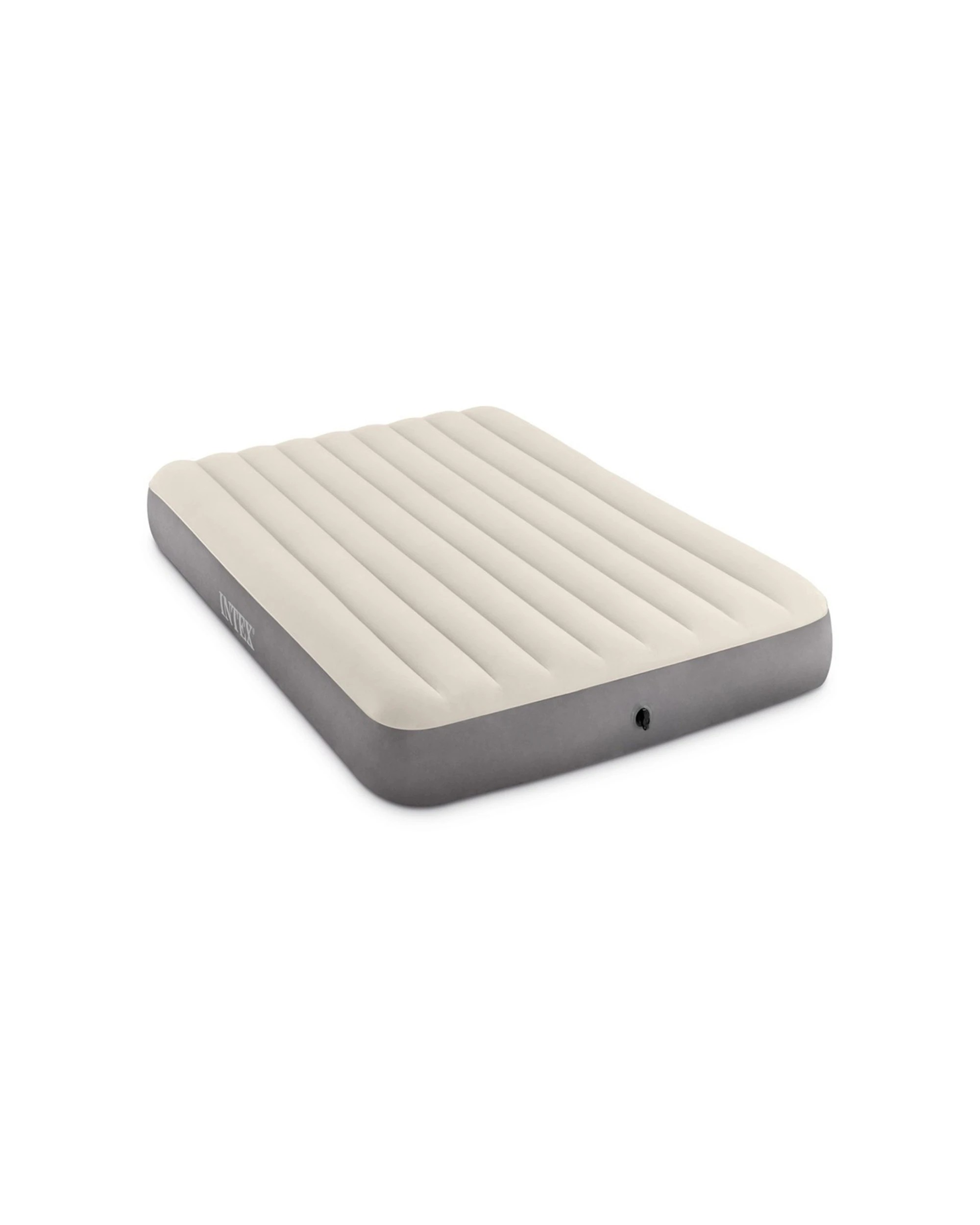 2 Intex Dura-Beam Deluxe Single High Airbed - Queen Bed - Beige, 2 of 3