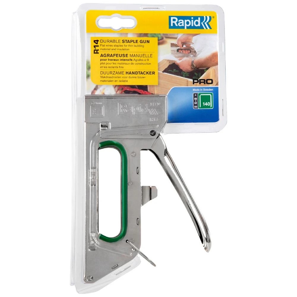 3 Rapid R14E Tacker Staple Gun, 3 of 5