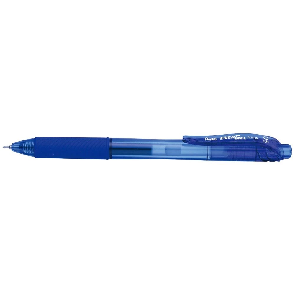 1 Pentel Energel X BLN105 Gel Pen 0.5mm Blue, 1 of 1