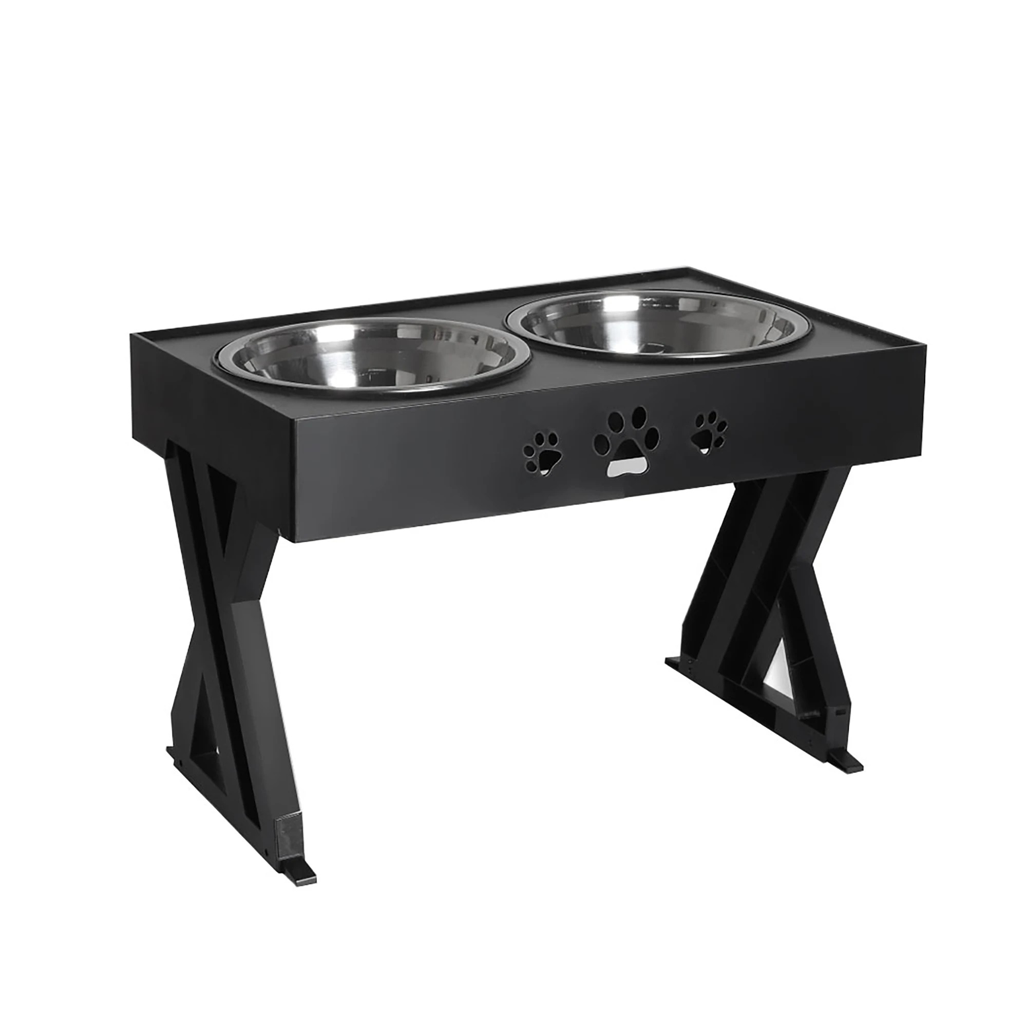 1 Pawz Dual Pet Bowl With Elevated Stand, 1 of 7