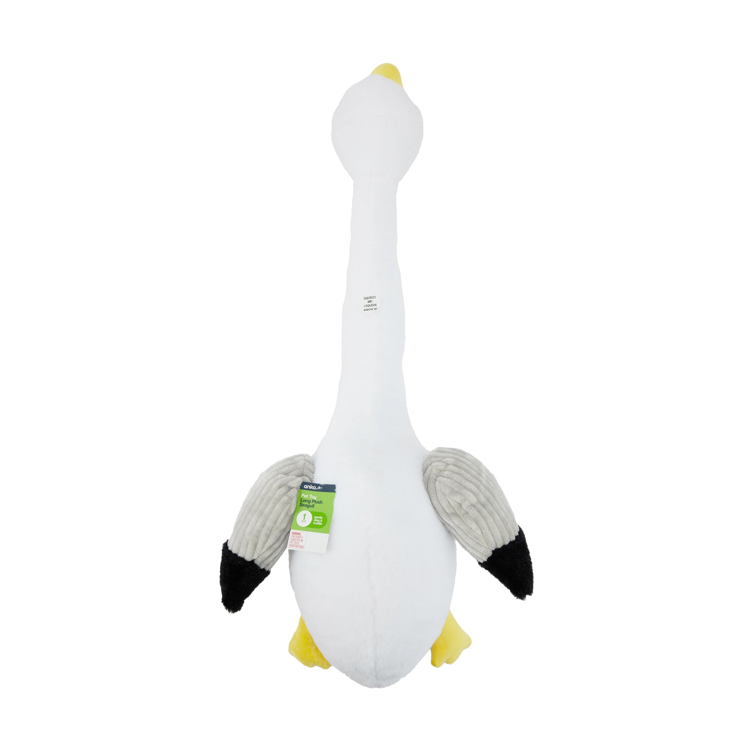 4 Pet Toy Long Plush Seagull, 4 of 4