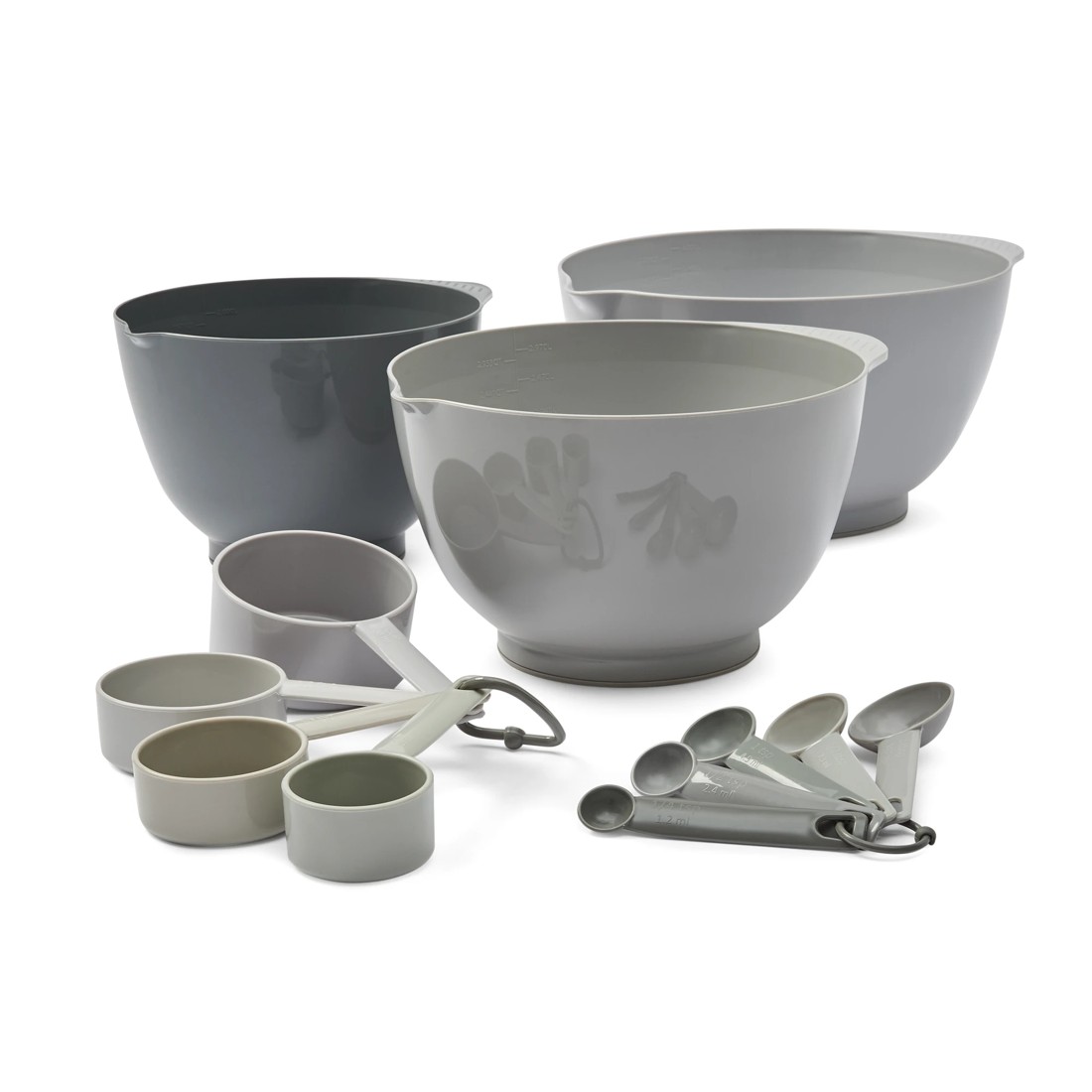 1 12 Piece Non-Skid Mixing Bowl and Measuring Set, 1 of 10