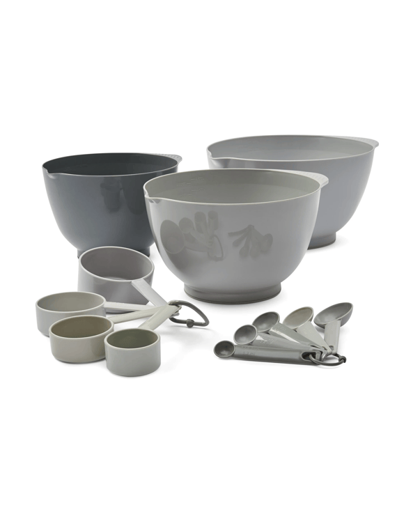 12 Piece Non-Skid Mixing Bowl and Measuring Set