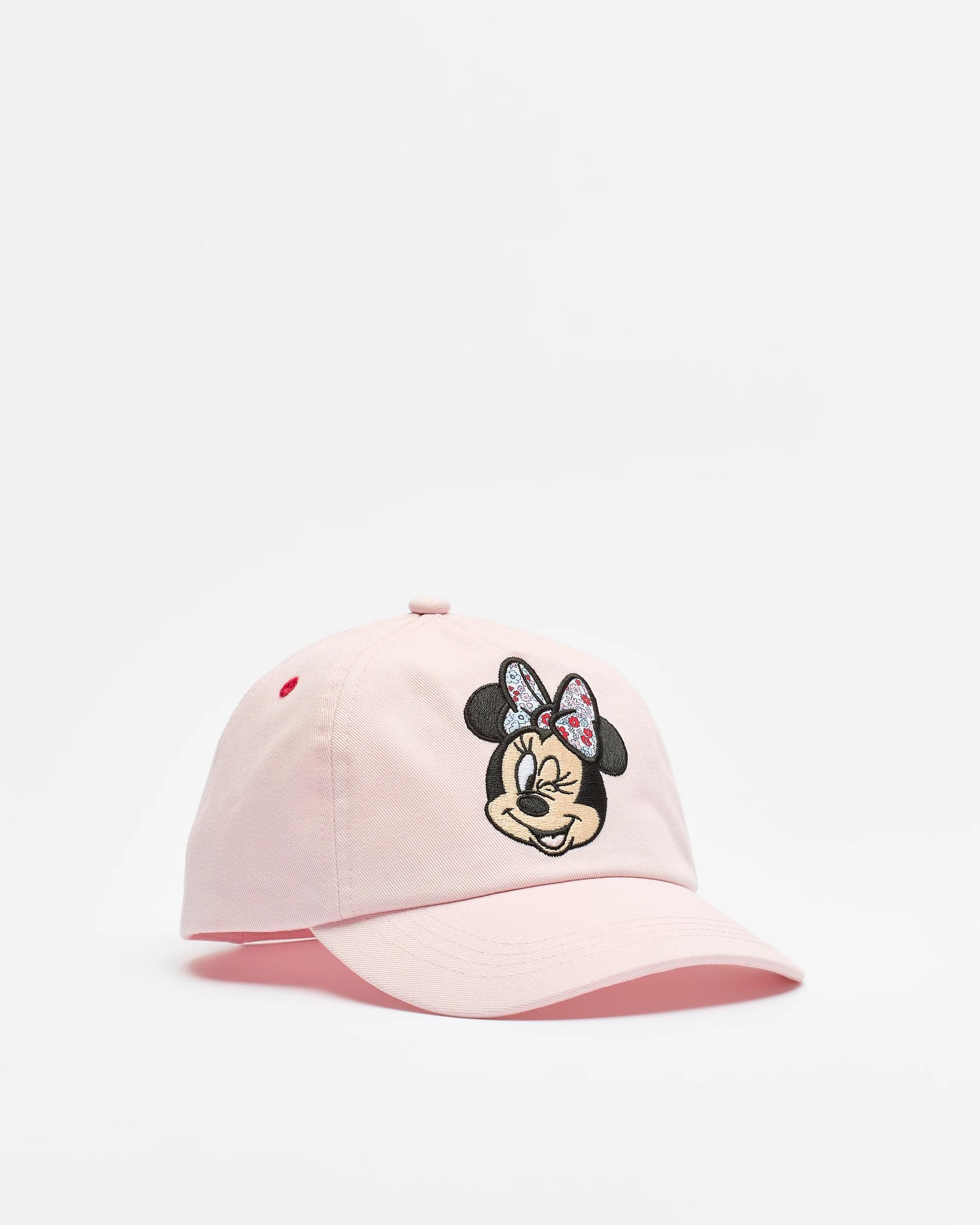 1 Disney Kids Licensed Minnie Mouse Bow Cap PINK, 1 of 4