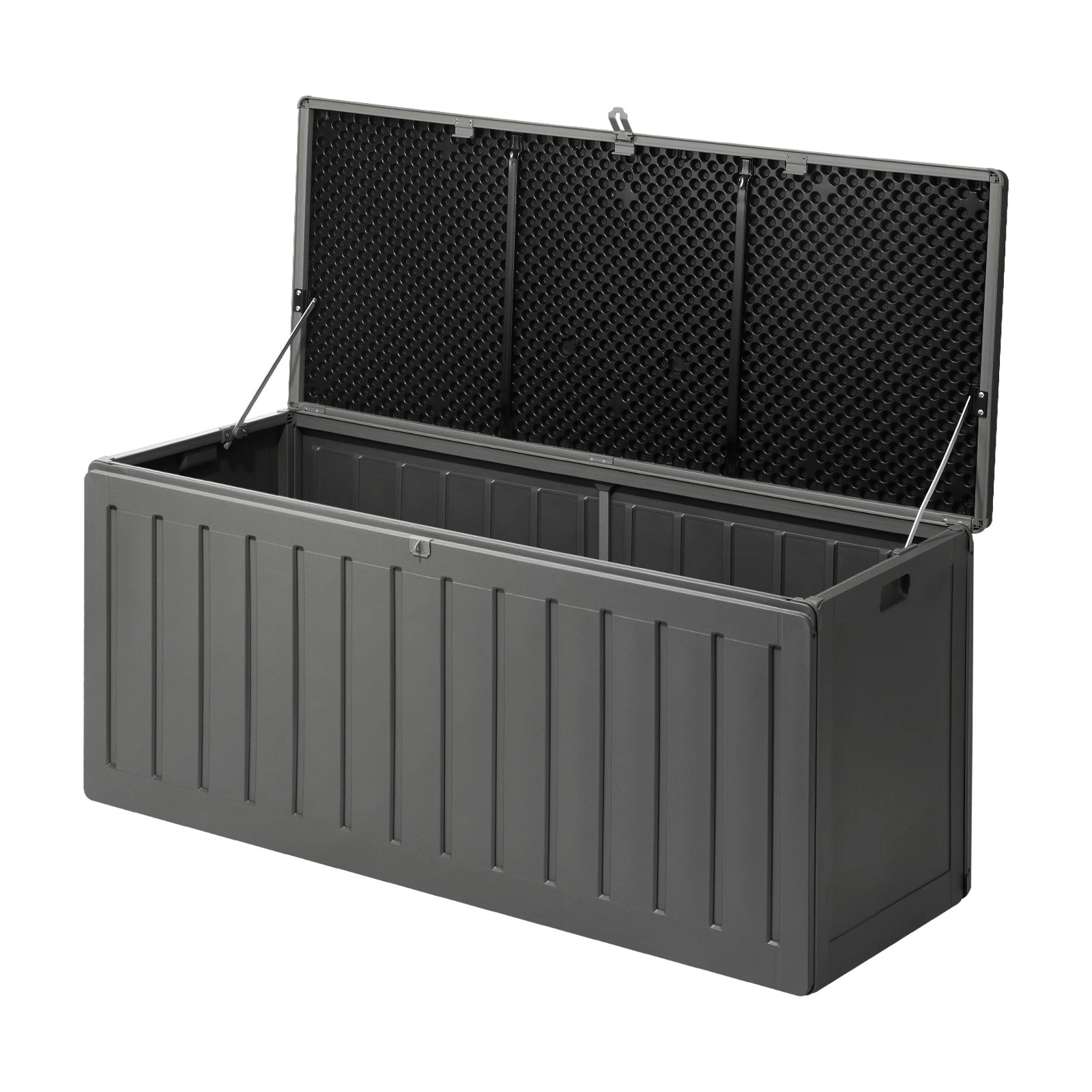 1 Livsip Outdoor Storage Box Bench 490L Cabinet Container Garden Deck Tool - Multi, 1 of 8