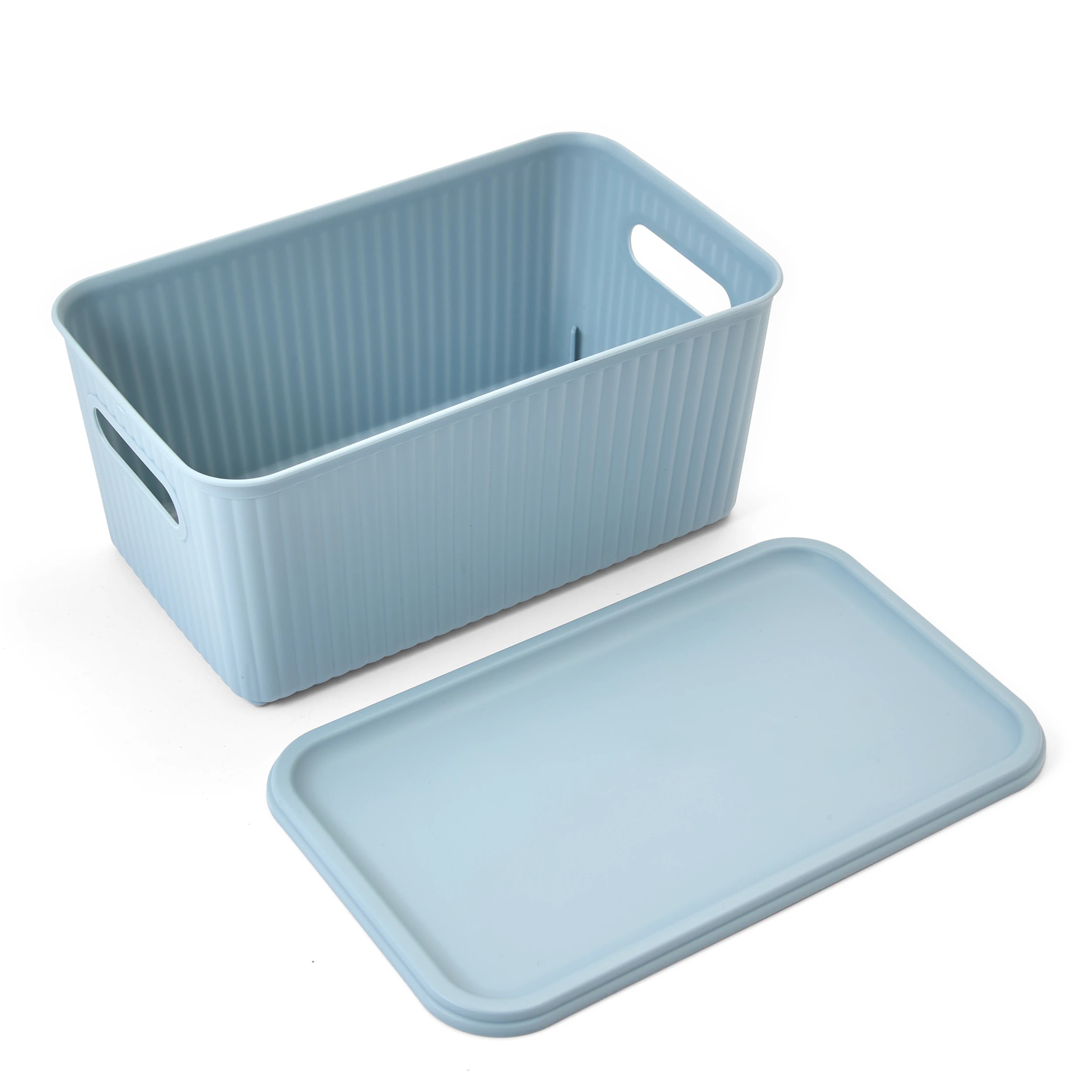 8 5L Ribbed Container - Blue, 8 of 9